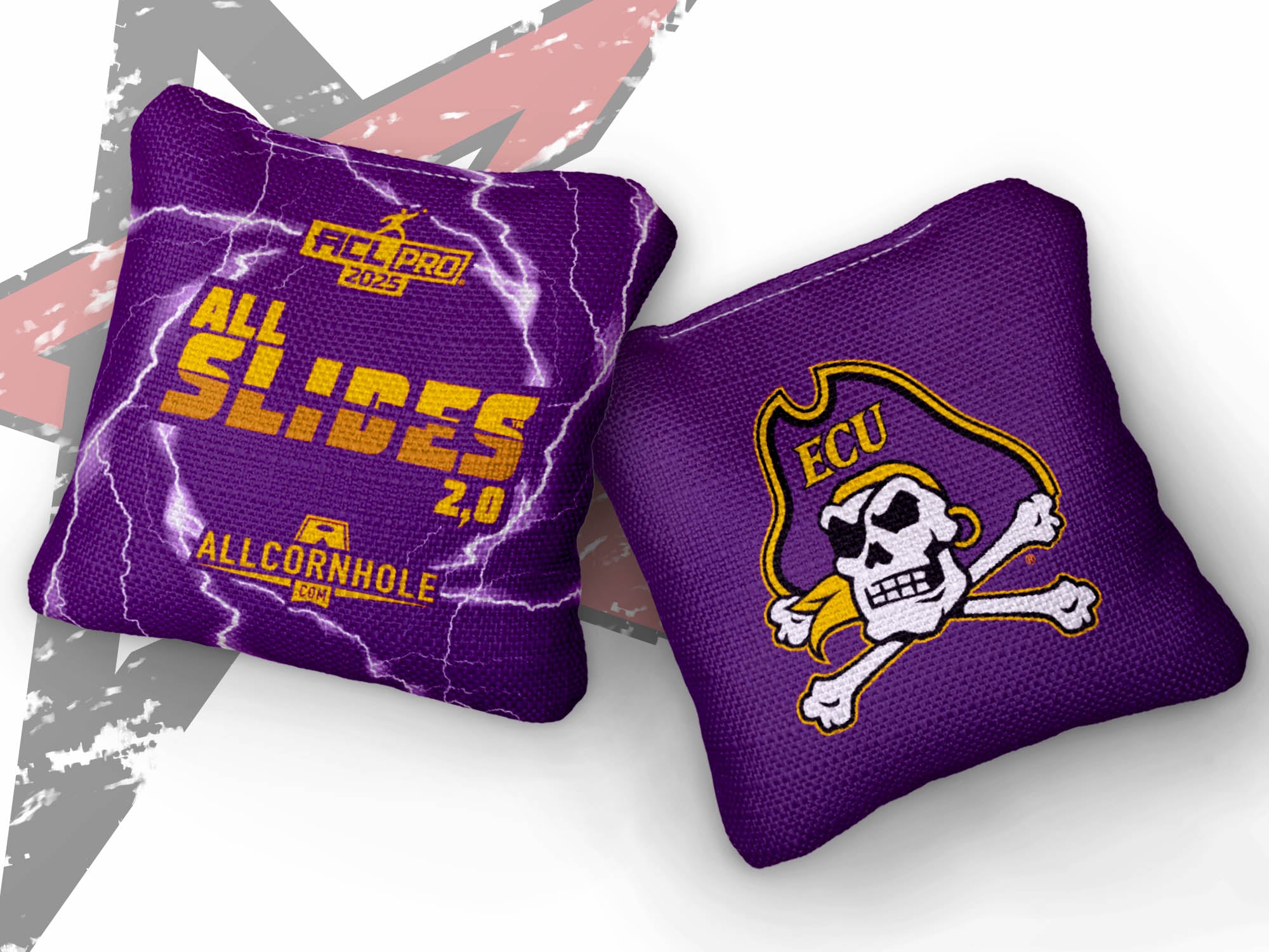 Officially Licensed Collegiate Cornhole Bags - All-Slide 2.0 - Set of 4 - East Carolina University