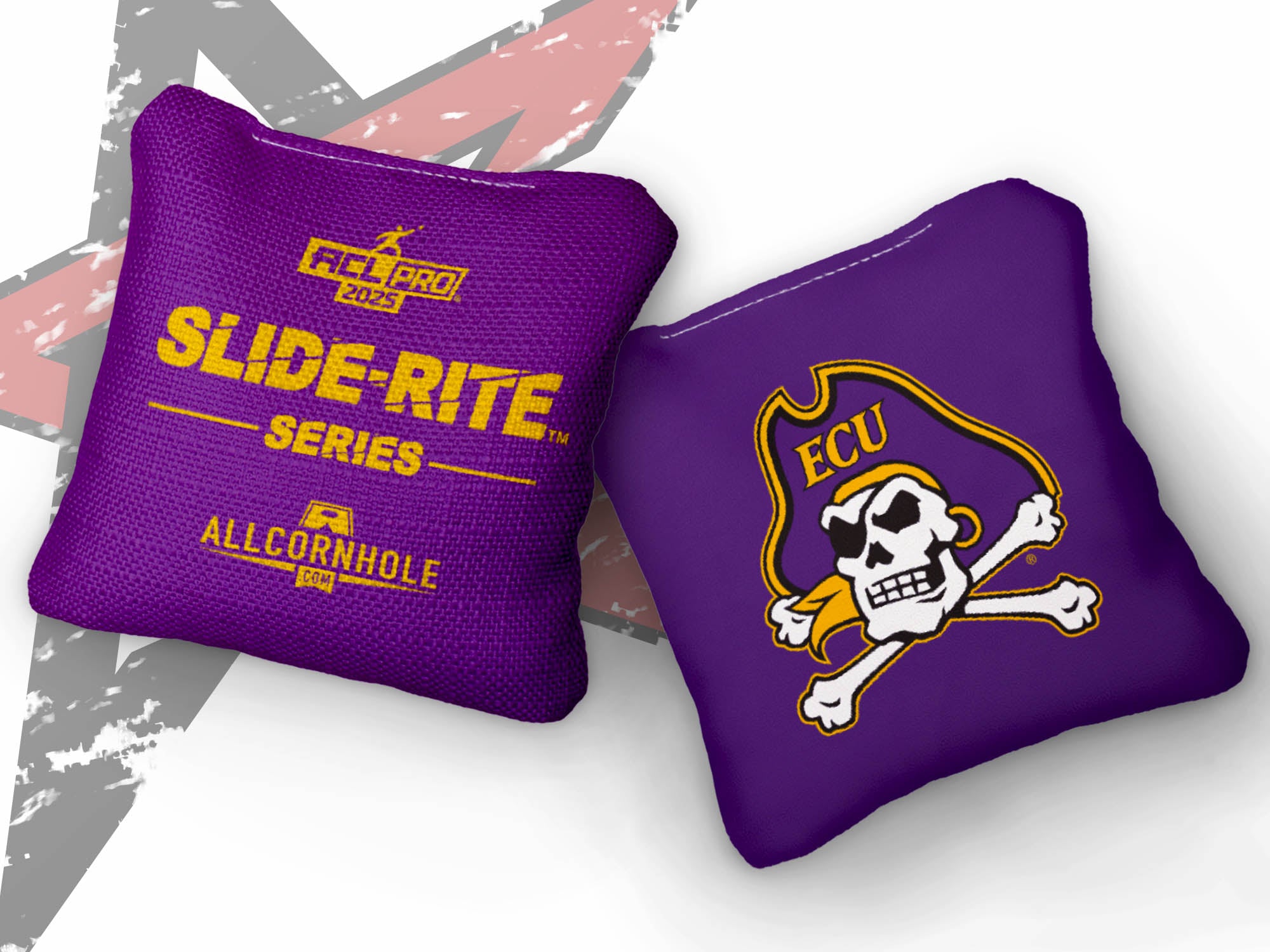 Officially Licensed Collegiate Cornhole Bags - Slide Rite - Set of 4 - East Carolina University