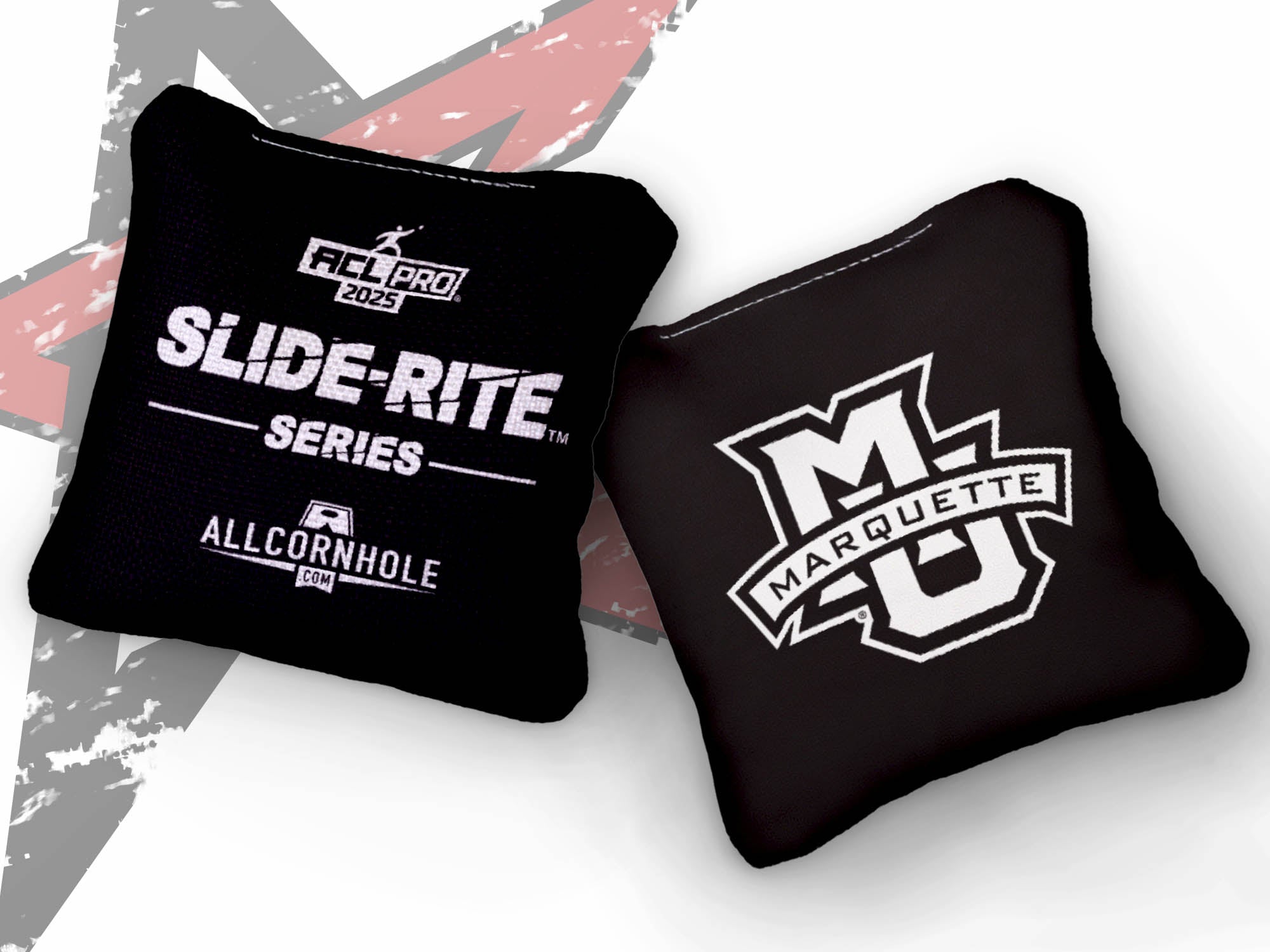 Officially Licensed Collegiate Cornhole Bags - Slide Rite - Set of 4 - Marquette University