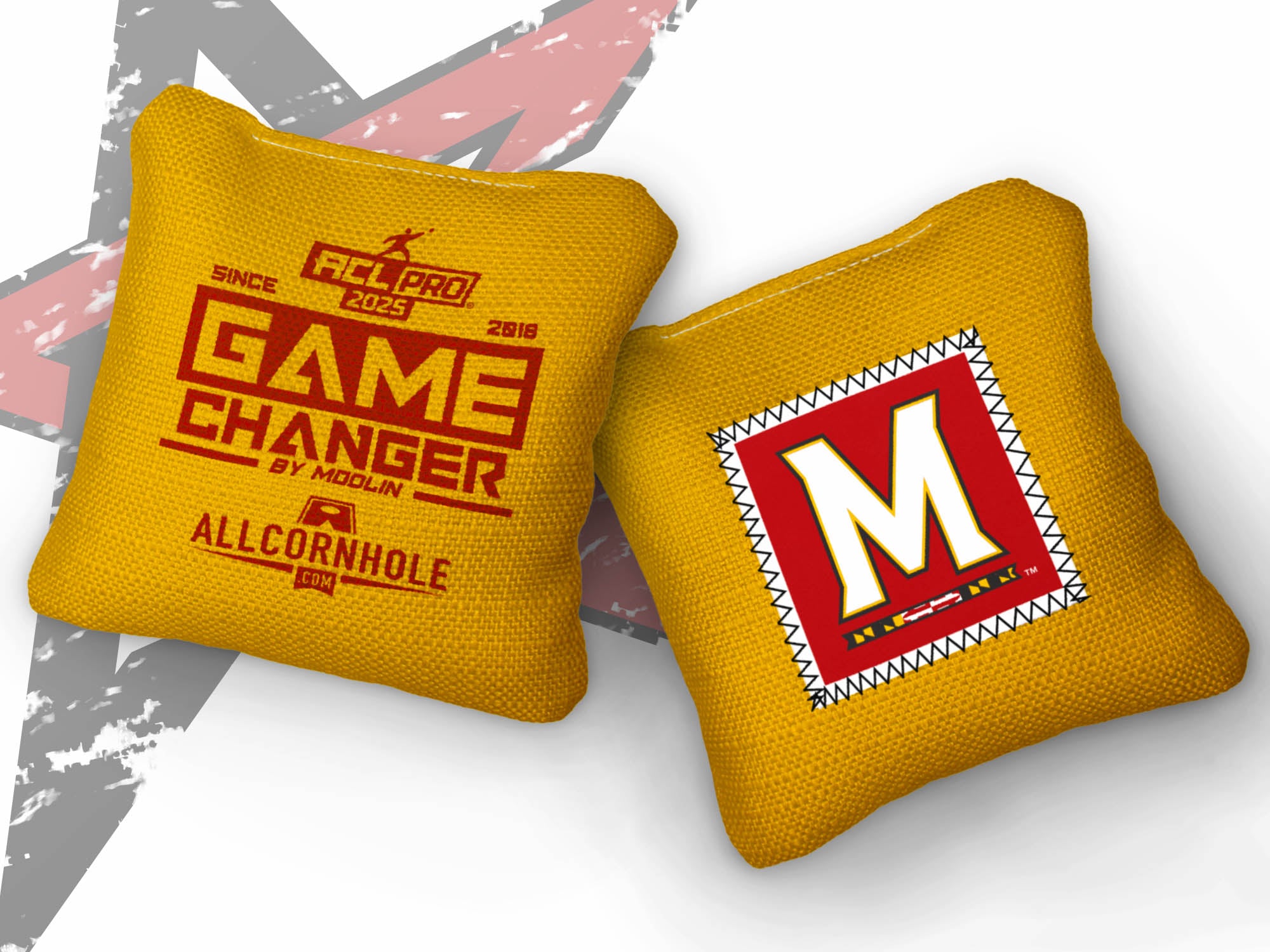 Officially Licensed Collegiate Cornhole Bags - Gamechangers - Set of 4 - Maryland University