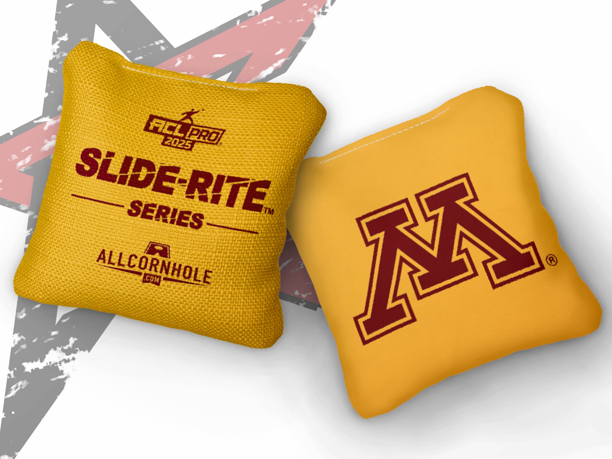 Officially Licensed Collegiate Cornhole Bags - Slide Rite - Set of 4 - University of Minnesota