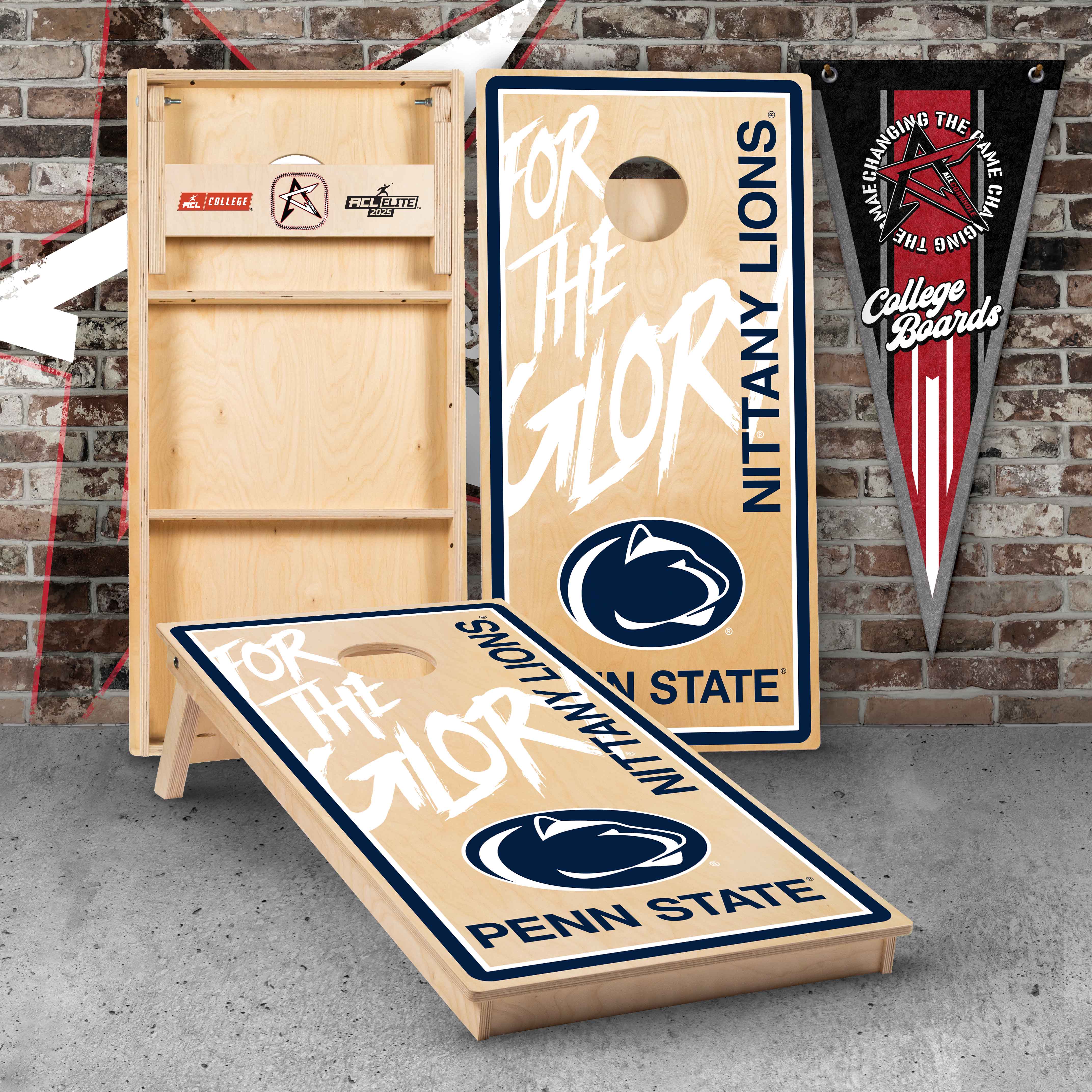 Officially Licensed Collegiate Cornhole Boards - Penn State University