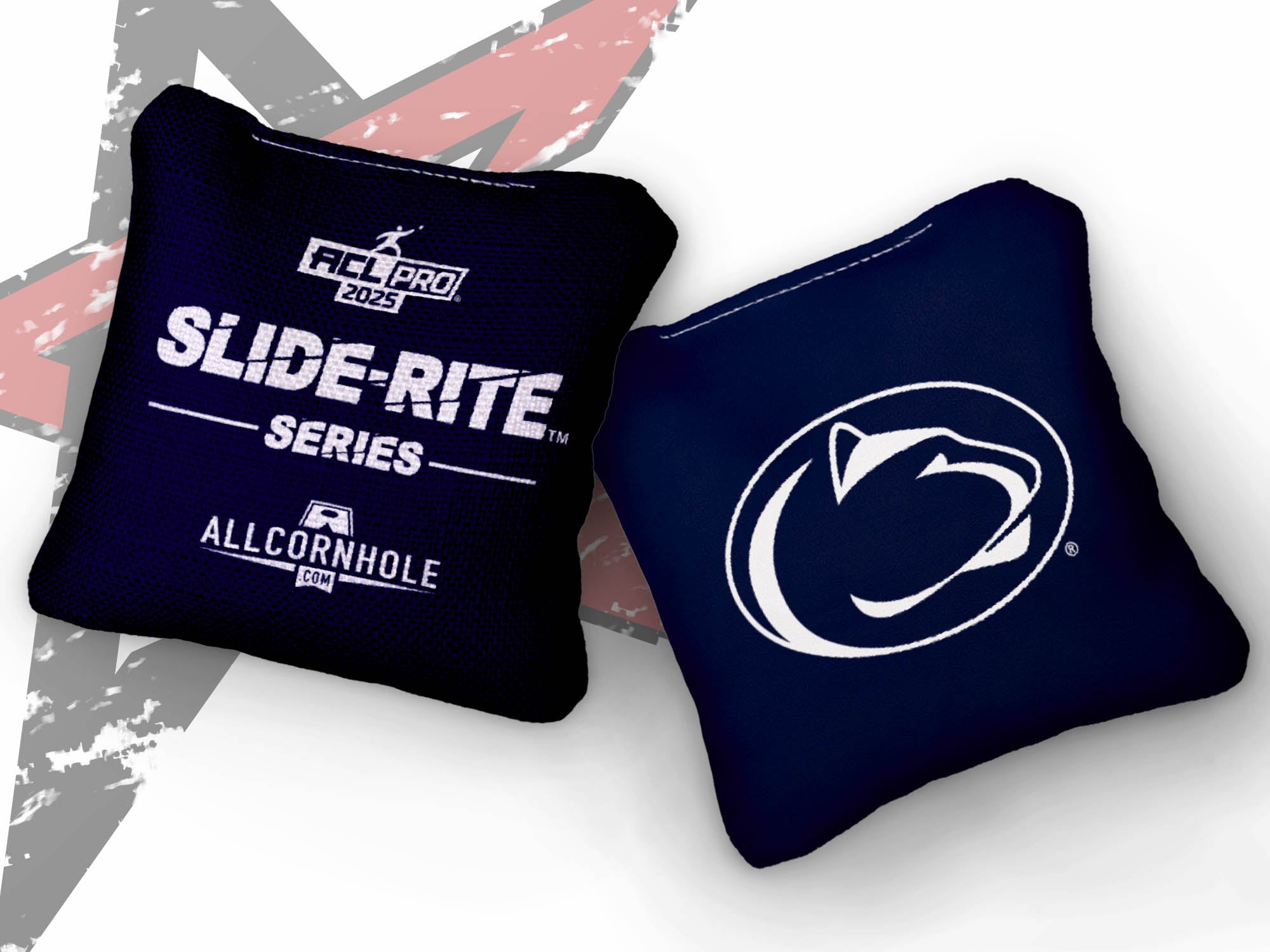 Officially Licensed Collegiate Cornhole Bags - Slide Rite - Set of 4 - Penn State University