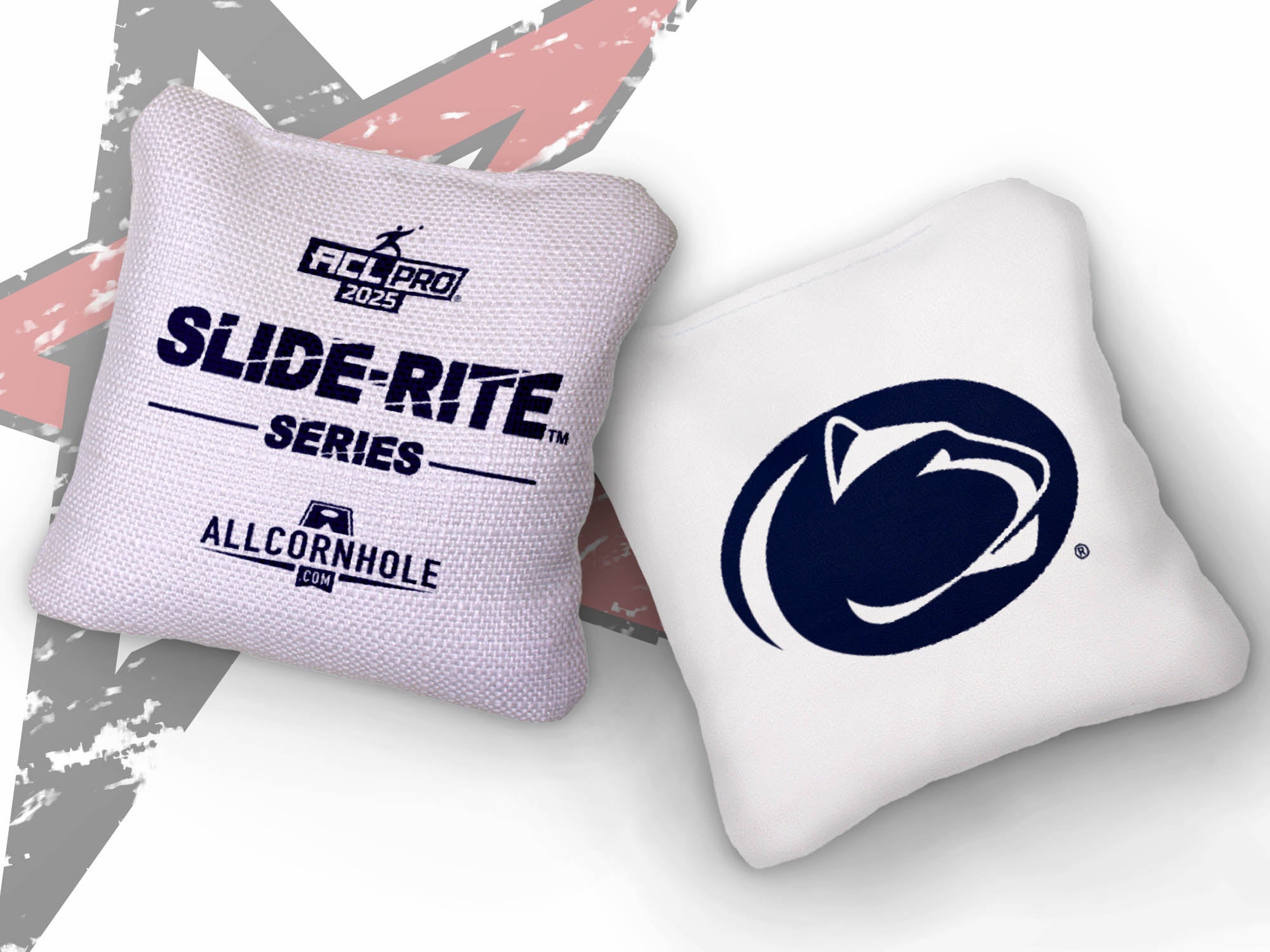 Officially Licensed Collegiate Cornhole Bags - Slide Rite - Set of 4 - Penn State University