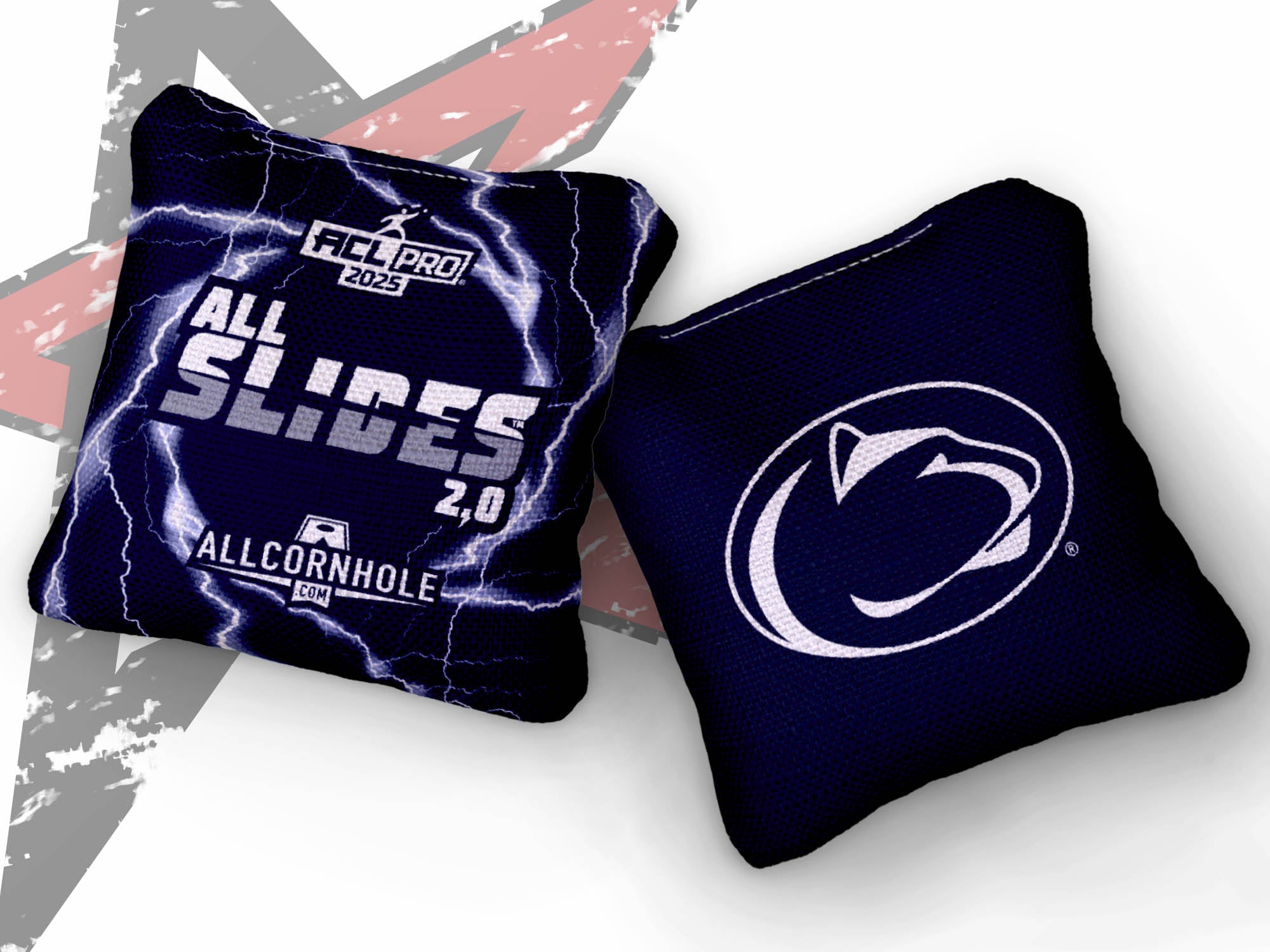 Officially Licensed Collegiate Cornhole Bags - All-Slide 2.0 - Set of 4 - Penn State  University