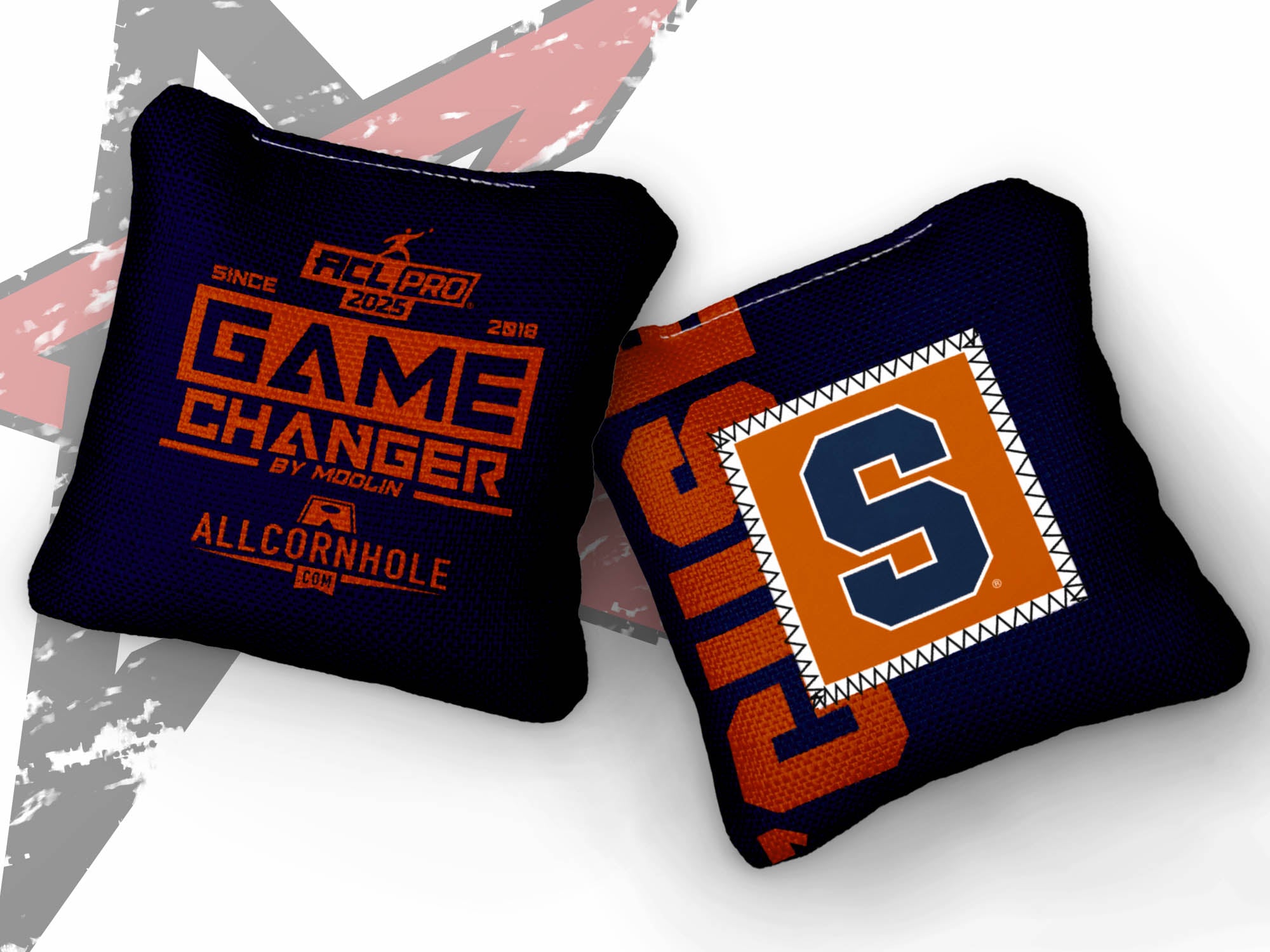 Officially Licensed Collegiate Cornhole Bags - Gamechangers - Set of 4 - Syracuse University