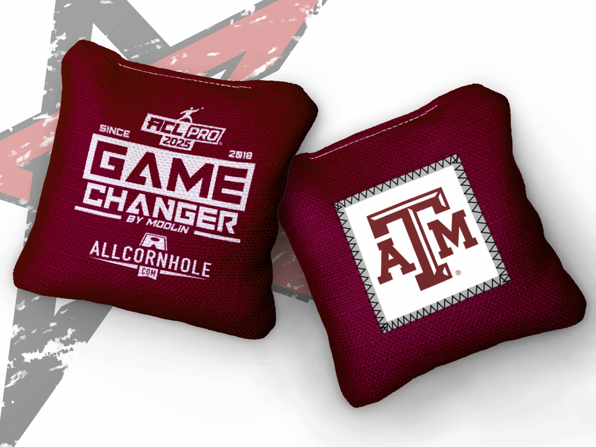 Officially Licensed Collegiate Cornhole Bags - Gamechangers - Set of 4 - Texas A&M University