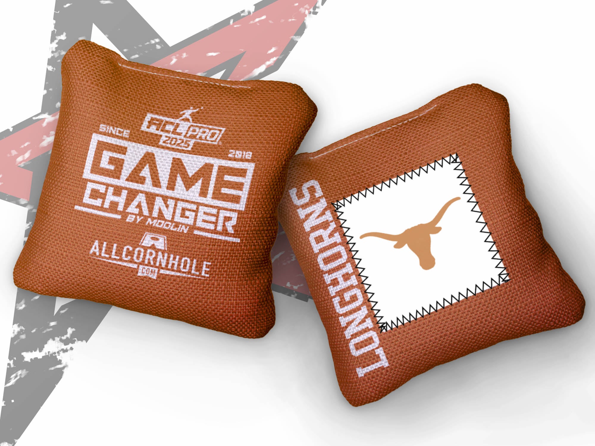 Officially Licensed Collegiate Cornhole Bags - Gamechanger - Set of 4 - University of Texas