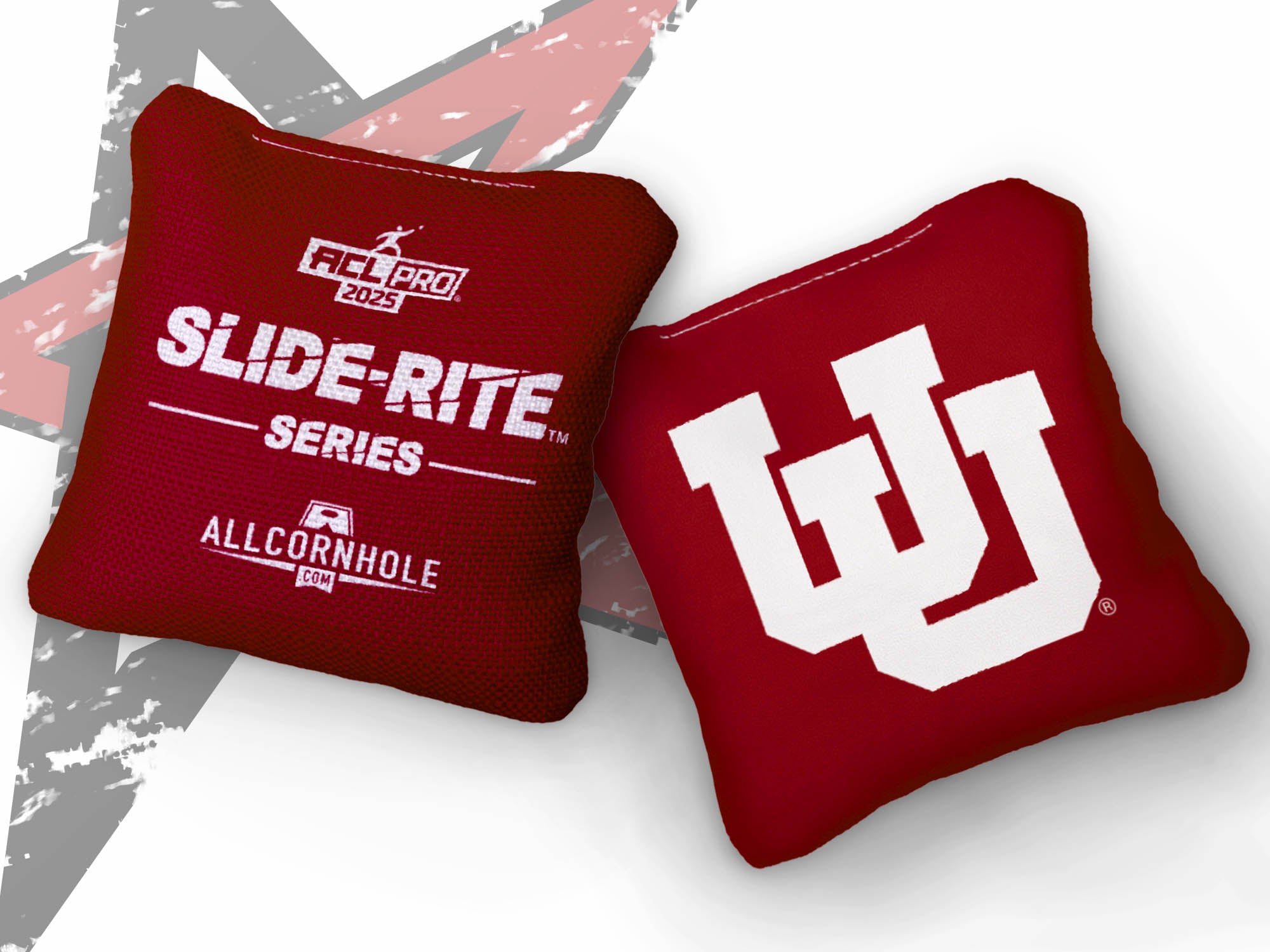 Officially Licensed Collegiate Cornhole Bags - Slide Rite - Set of 4 - University of Utah