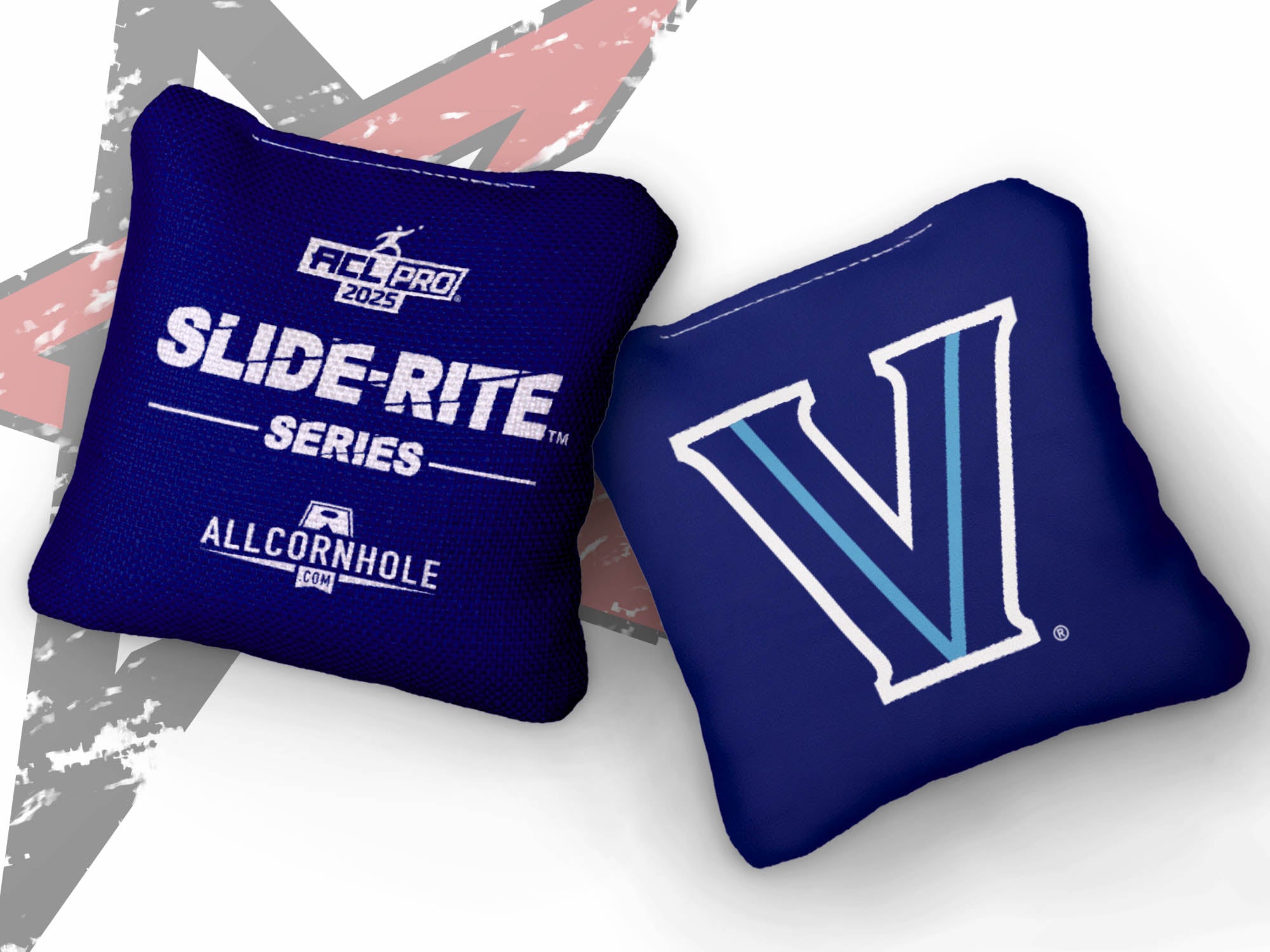 Officially Licensed Collegiate Cornhole Bags - Slide Rite - Set of 4 - Villanova University