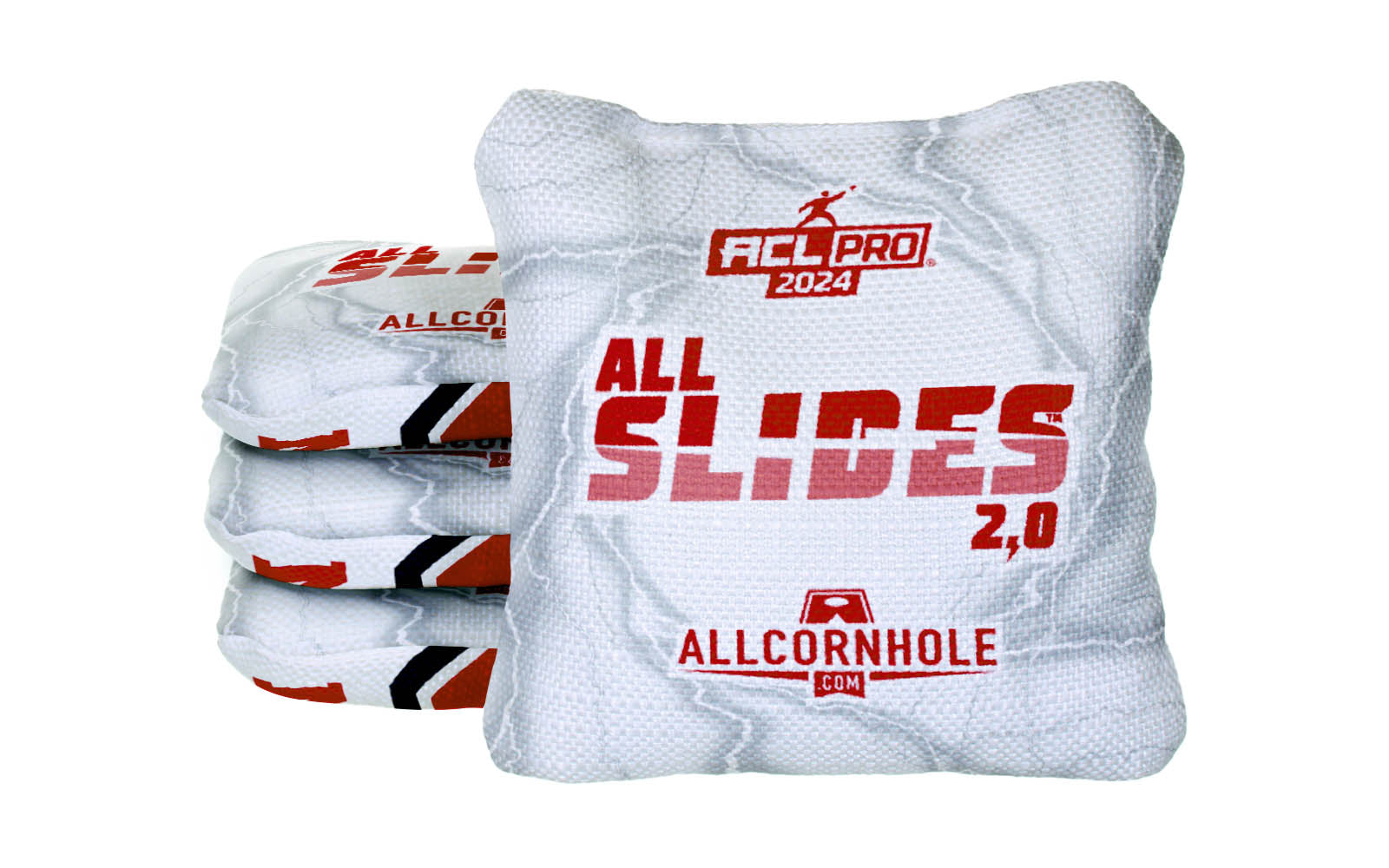 Officially Licensed Collegiate Cornhole Bags - All-Slide 2.0 - Set of 4 - NC State University
