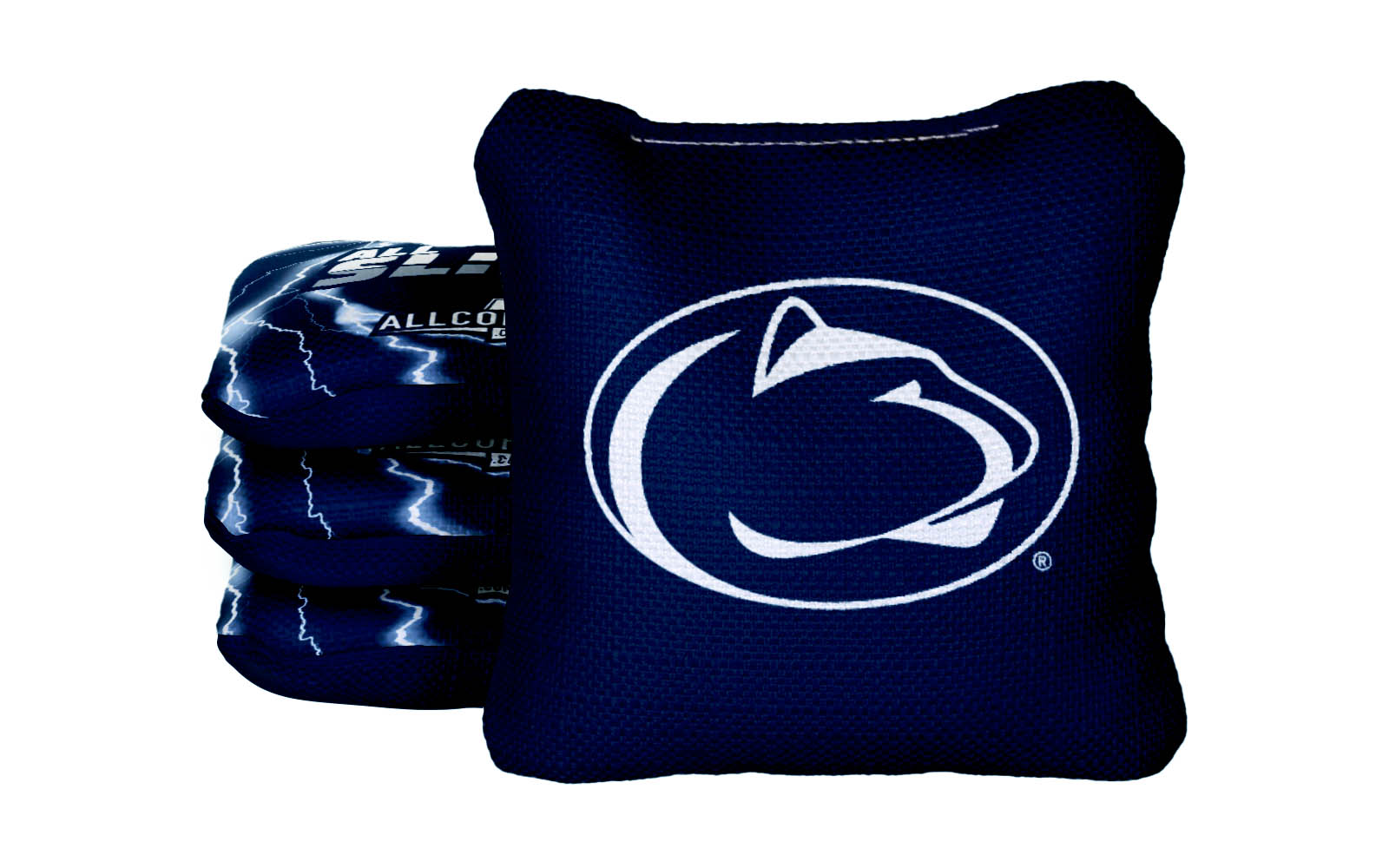 Officially Licensed Collegiate Cornhole Bags - All-Slide 2.0 - Set of 4 - Penn State  University