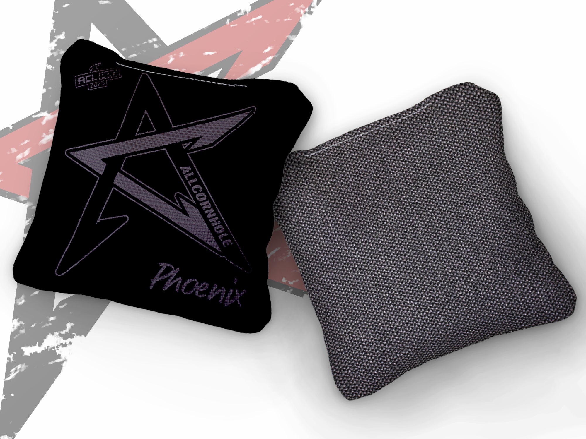 Phoenix - 2025 AllCornhole “Blackout” - ACL Pro Stamped Cornhole Bags - SET OF 4