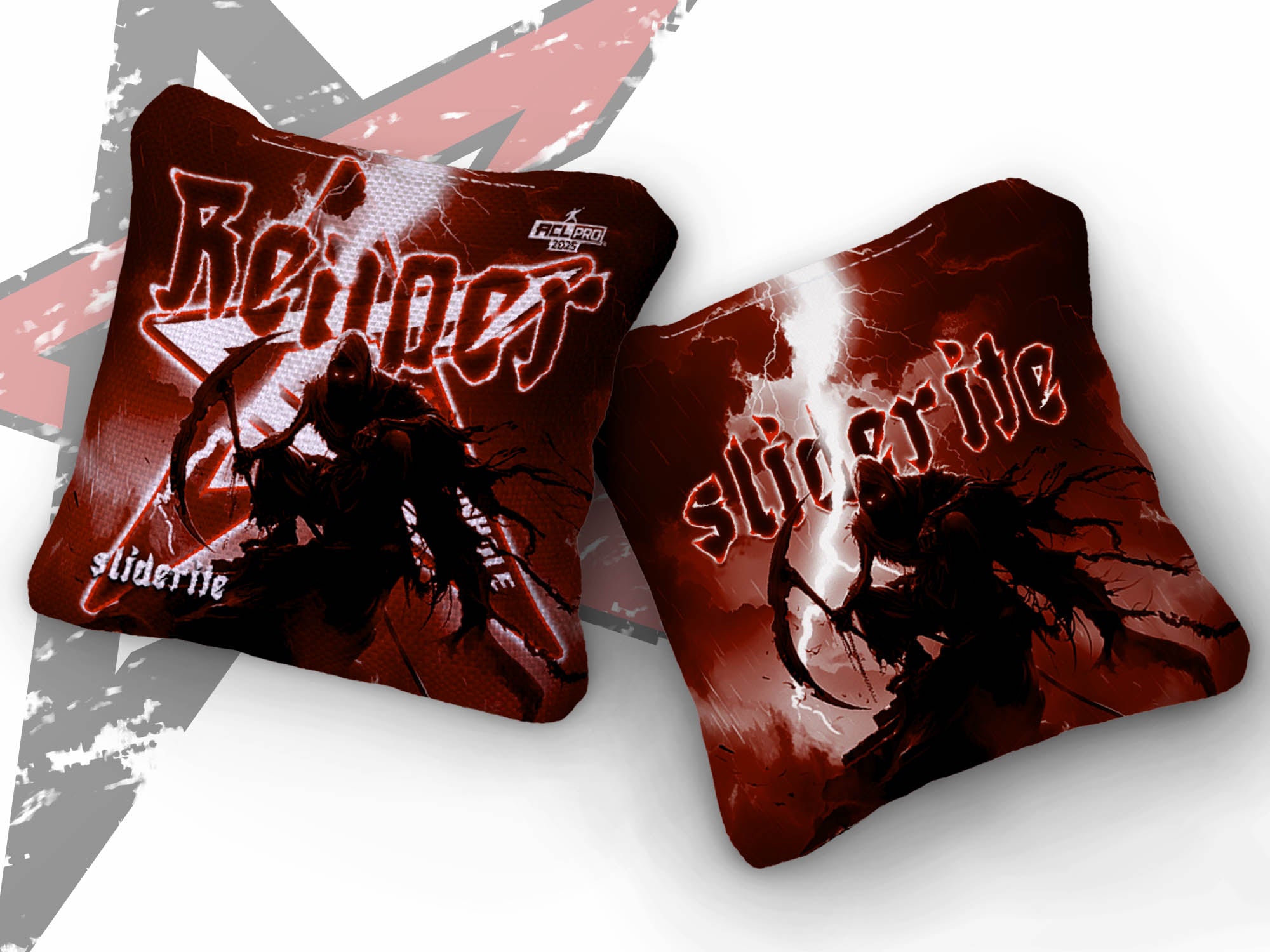 2025  SLIDE RITE - "Reaper" - ACL Pro Stamped Cornhole Bags - SET OF 4 BAGS