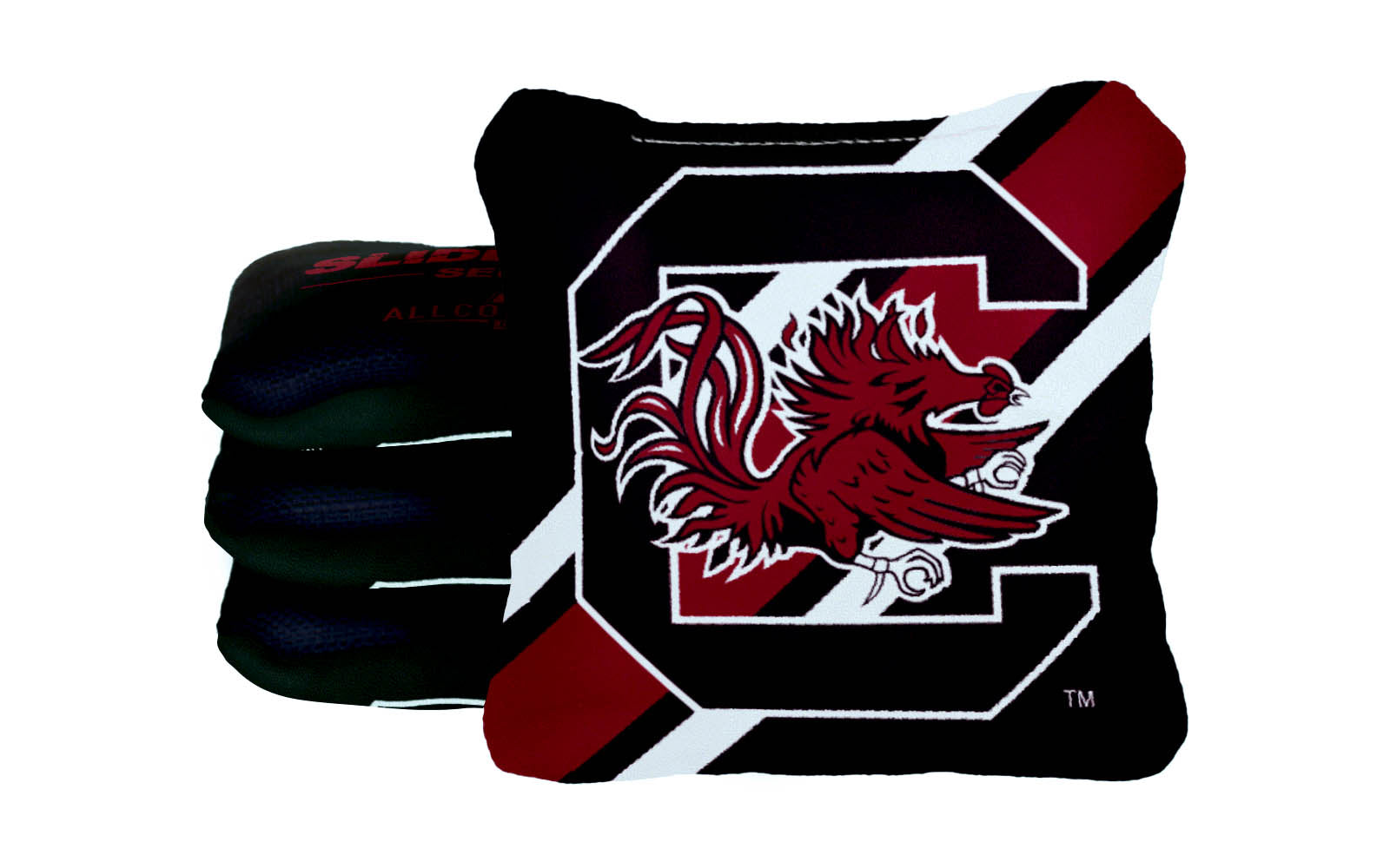 Officially Licensed Collegiate Cornhole Bags - Slide Rite - Set of 4 - University of South Carolina