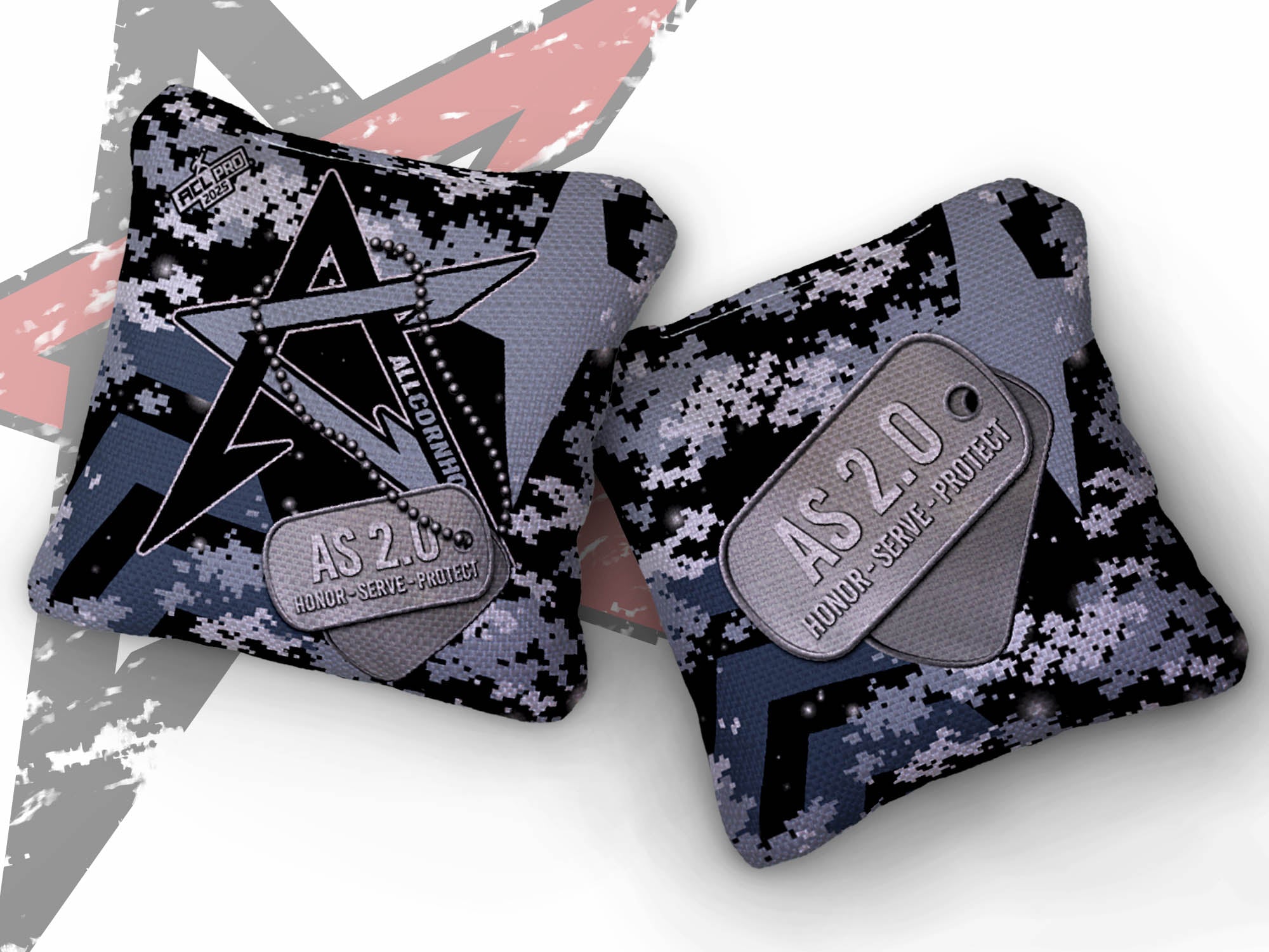 2025 AllCornhole Multiple Bag Models - "Space Force” - ACL Pro Stamped Cornhole Bags - SET OF 4 BAGS