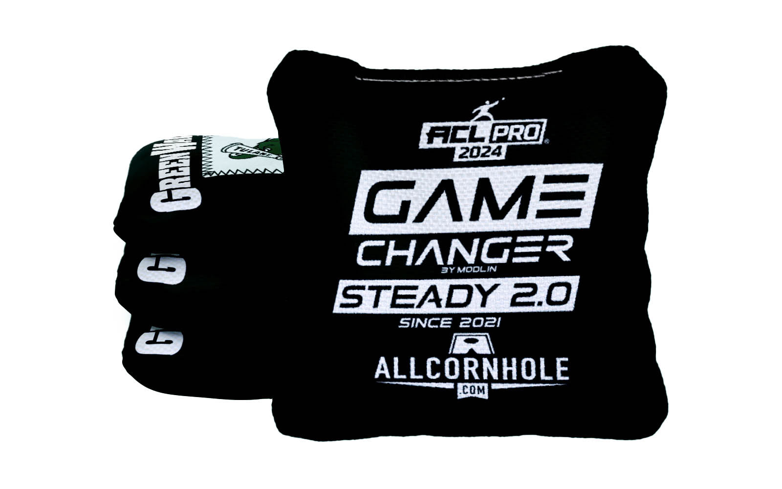 Officially Licensed Collegiate Cornhole Bags - Gamechanger Steady 2.0 - Set of 4 - Tulane University