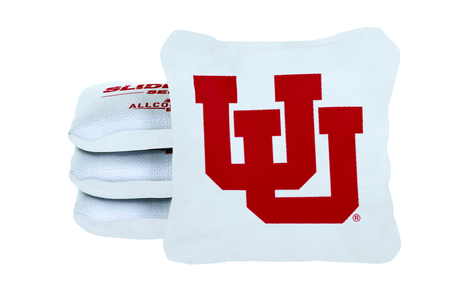 Officially Licensed Collegiate Cornhole Bags - Slide Rite - Set of 4 - University of Utah