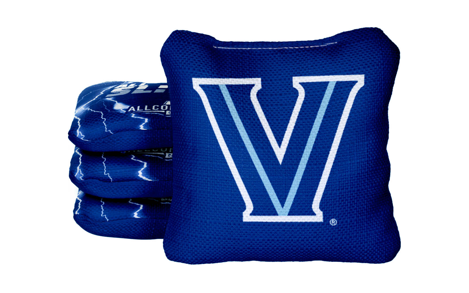 Officially Licensed Collegiate Cornhole Bags - All-Slide 2.0 - Set of 4 - Villanova University