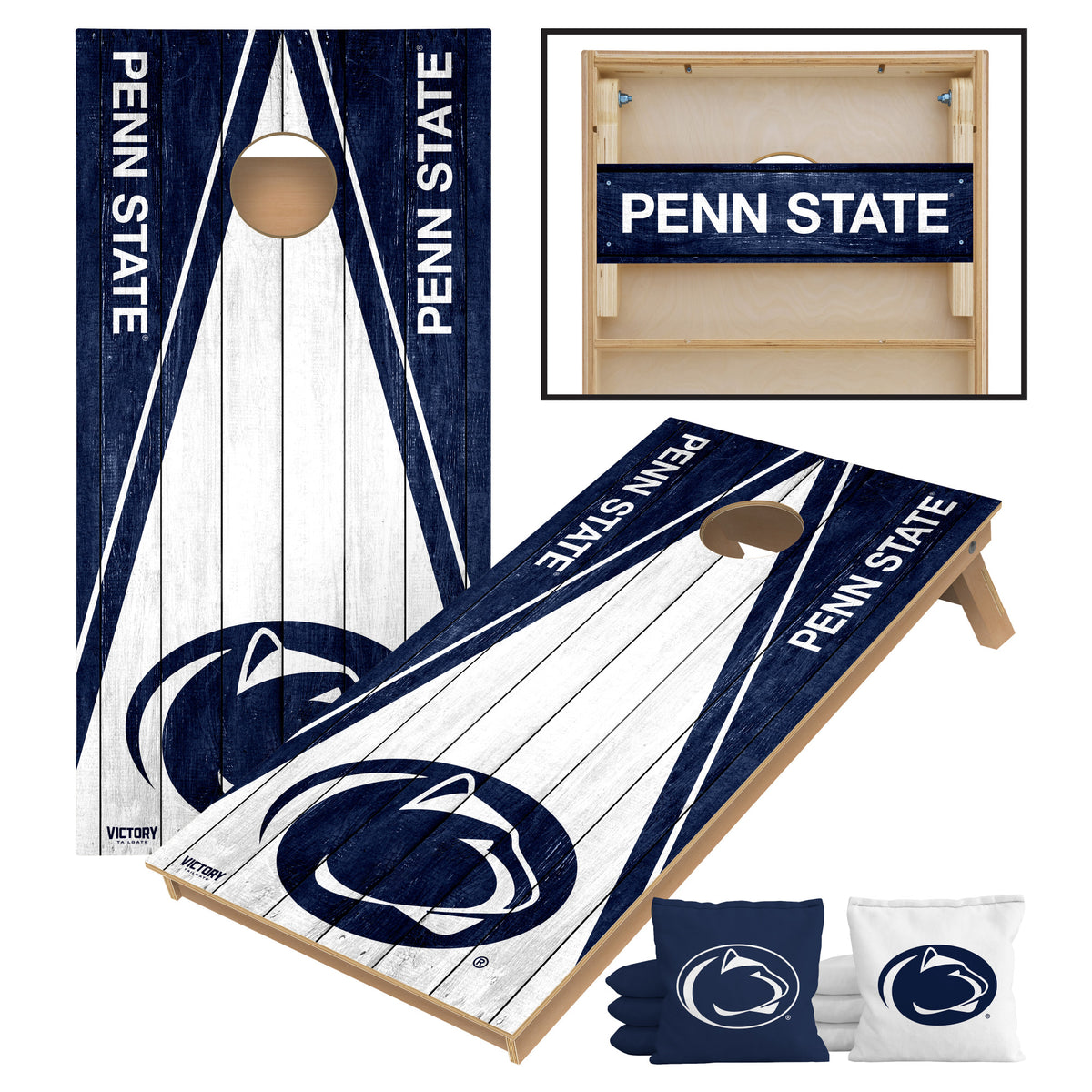Penn State University Nittany Lions | 2x4 Tournament Cornhole Set