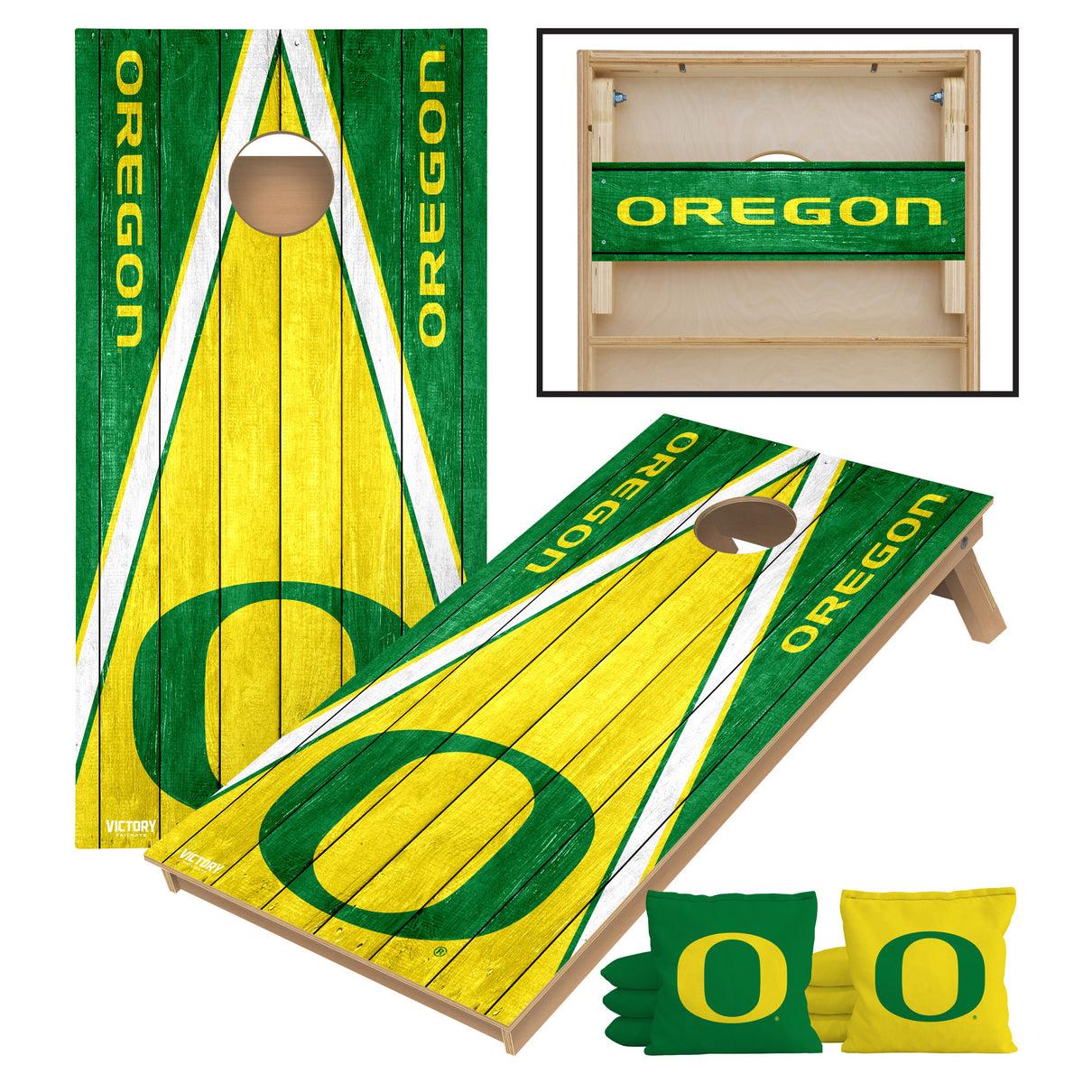 University of Oregon Ducks | 2x4 Tournament Cornhole Set