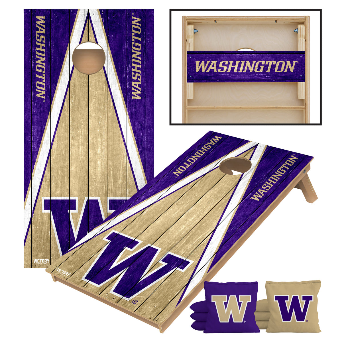 University of Washington Huskies | 2x4 Tournament Cornhole Set