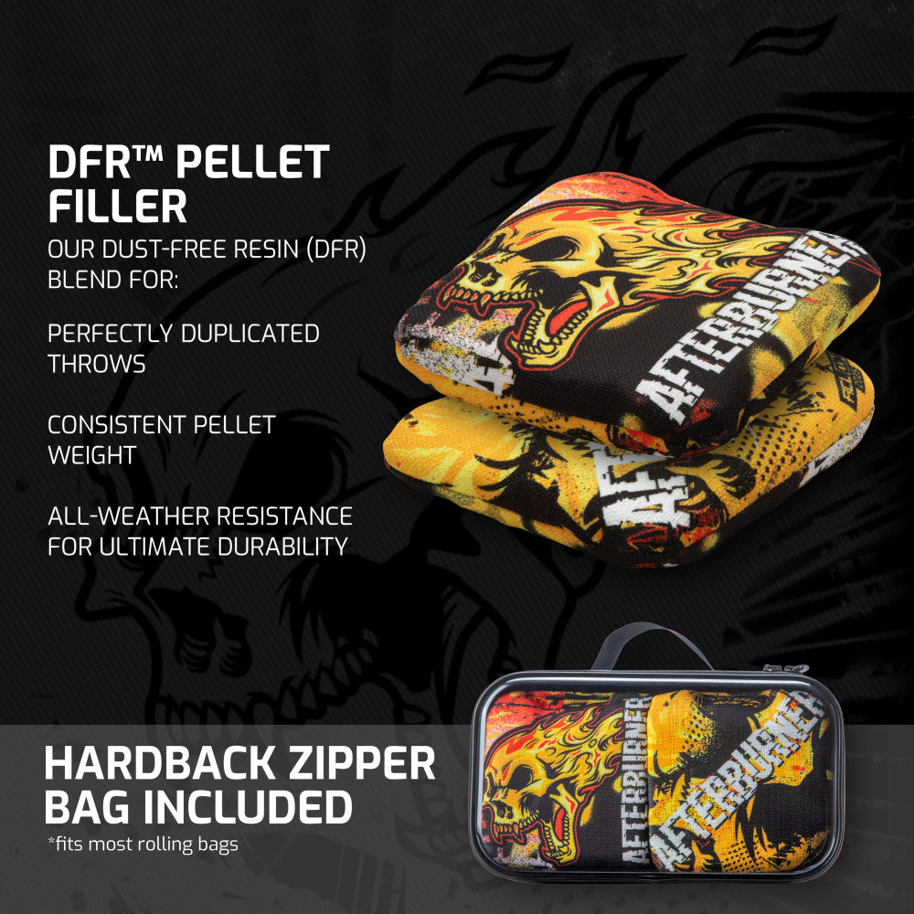 Gray Afterburner ACL Comp Cornhole Bags - Set of 4 Bags