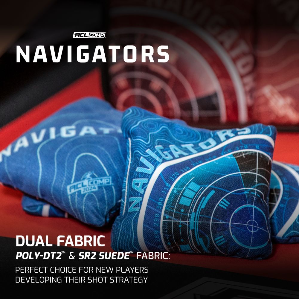 Blue Navigator ACL Comp Cornhole Bags - Set of 4 Bags