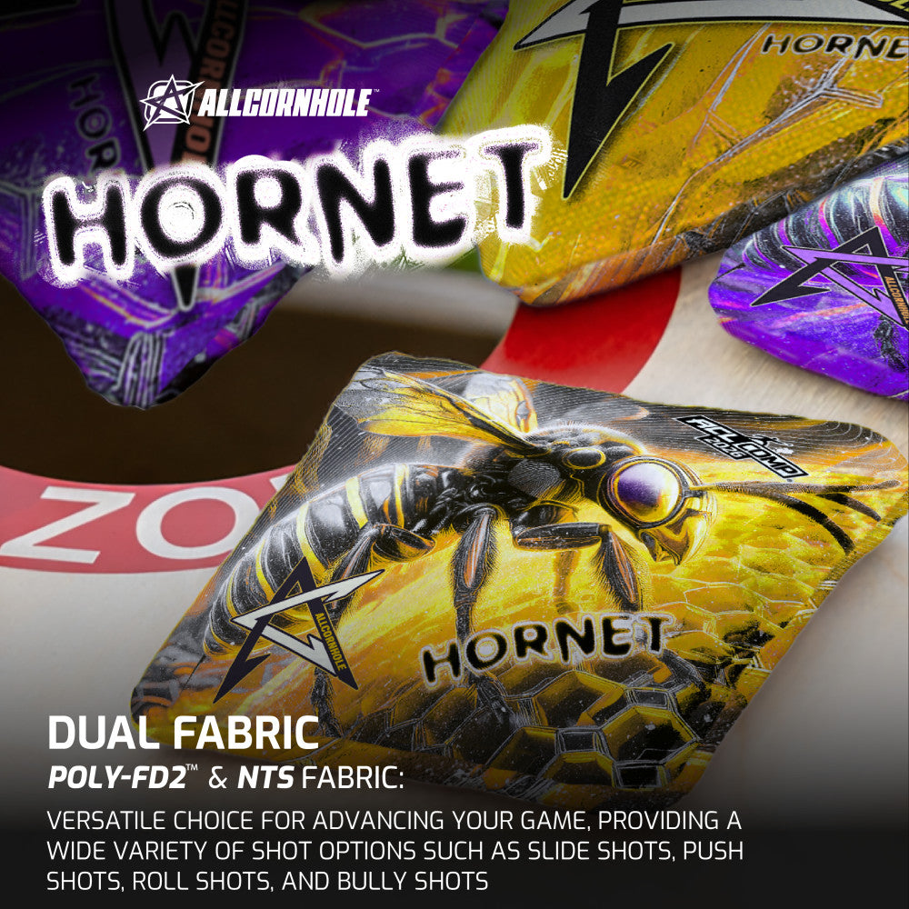 ACL Comp Yellow Hornet Cornhole Bags