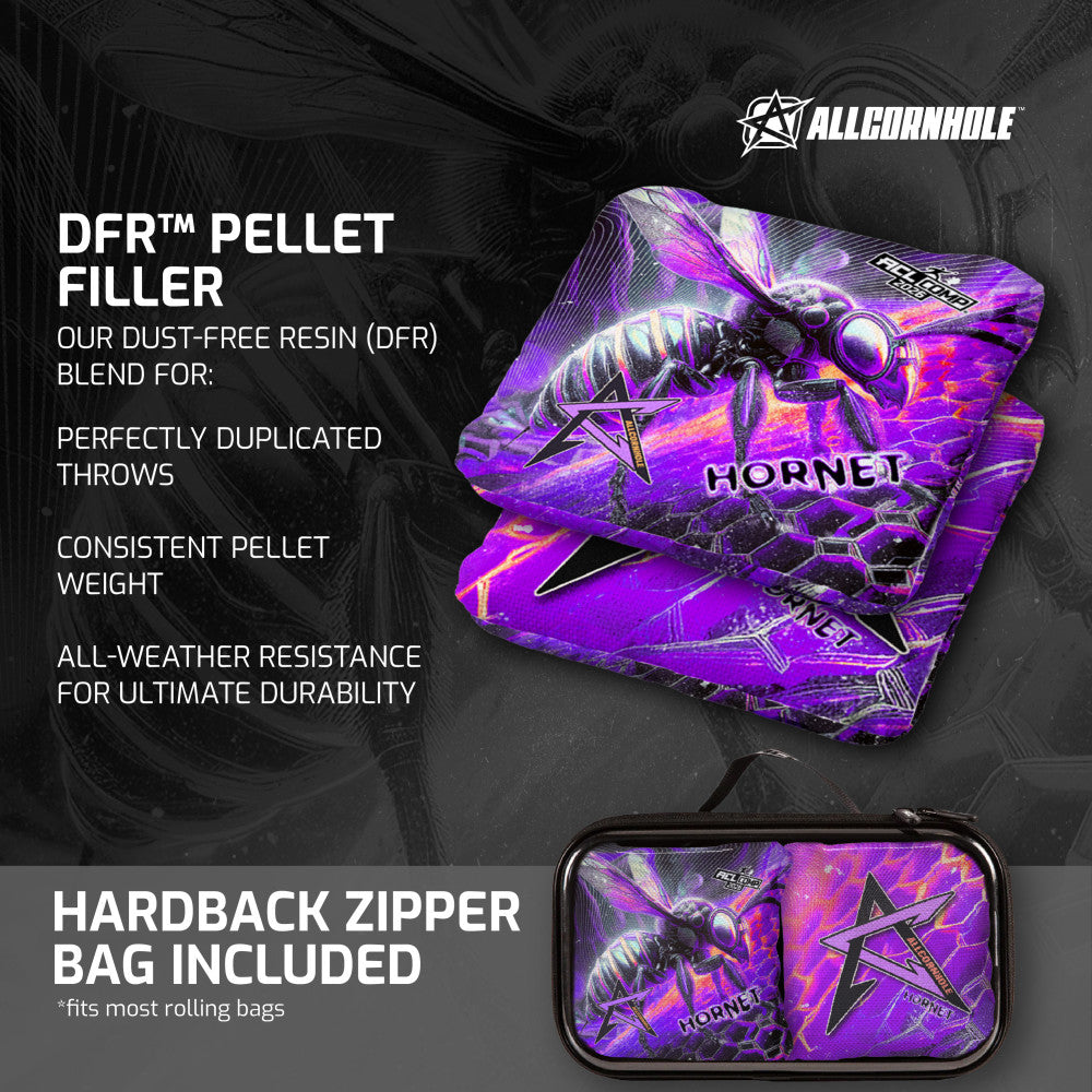 ACL Comp Yellow Hornet Cornhole Bags
