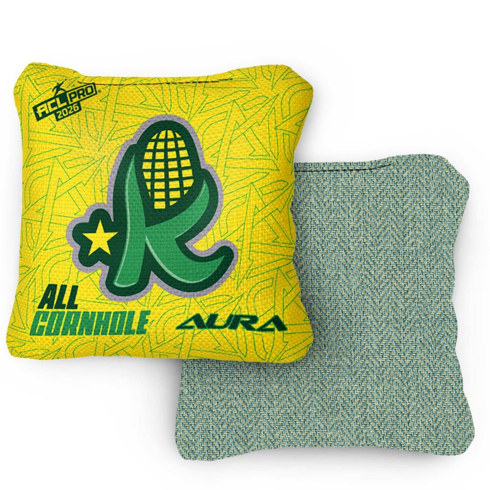 2026 Aura Kentucky Kernels ACL Pro Stamped Cornhole Bags – Set of 4 Bags