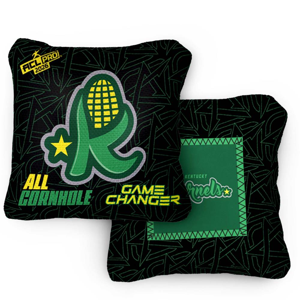 2026 GameChanger Kentucky Kernels ACL Pro Stamped Cornhole Bags – Set of 4 Bags