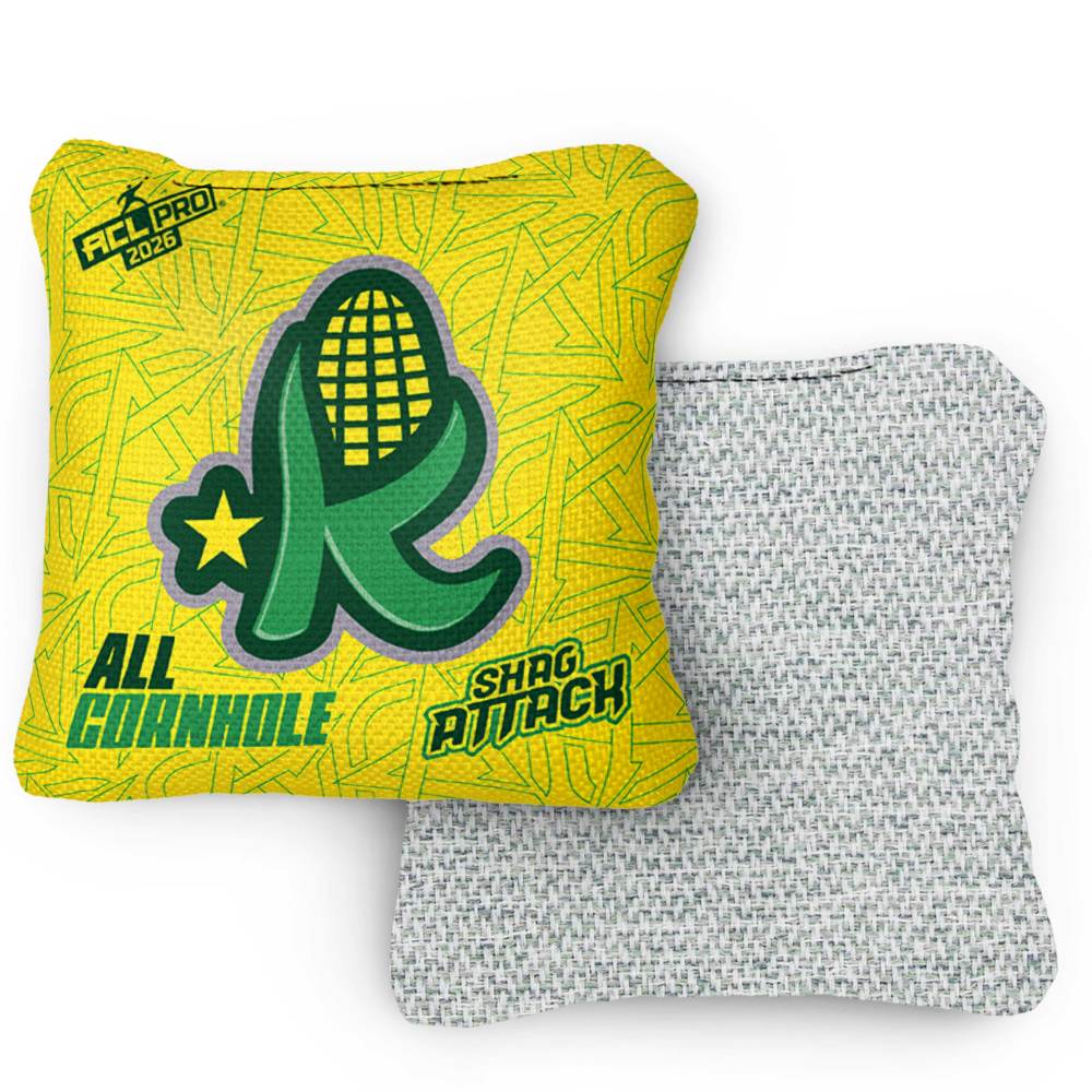 2026 Shag Attack Kentucky Kernels ACL Pro Stamped Cornhole Bags – Set of 4 Bags