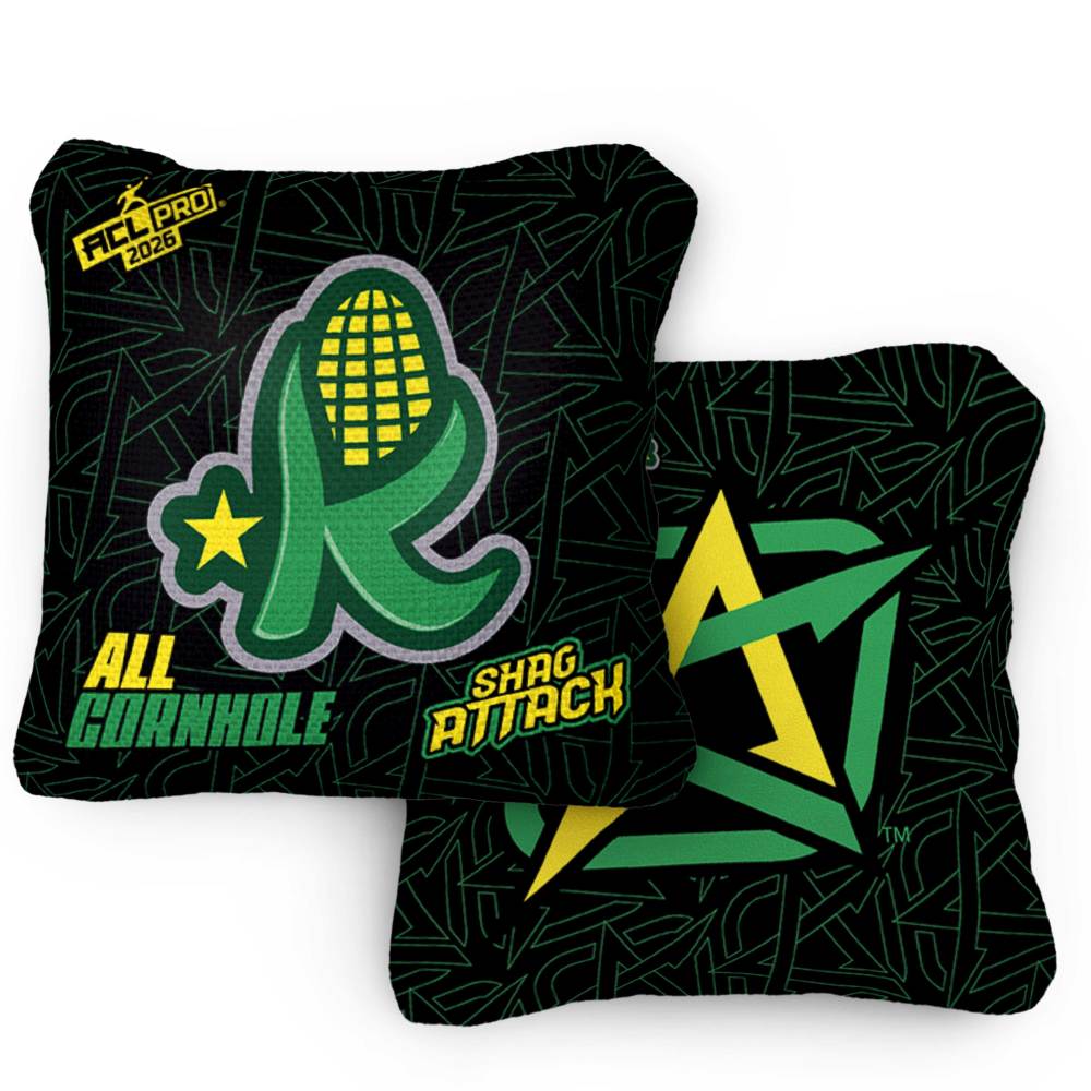 2026 Shag Attack Kentucky Kernels ACL Pro Stamped Cornhole Bags – Set of 4 Bags