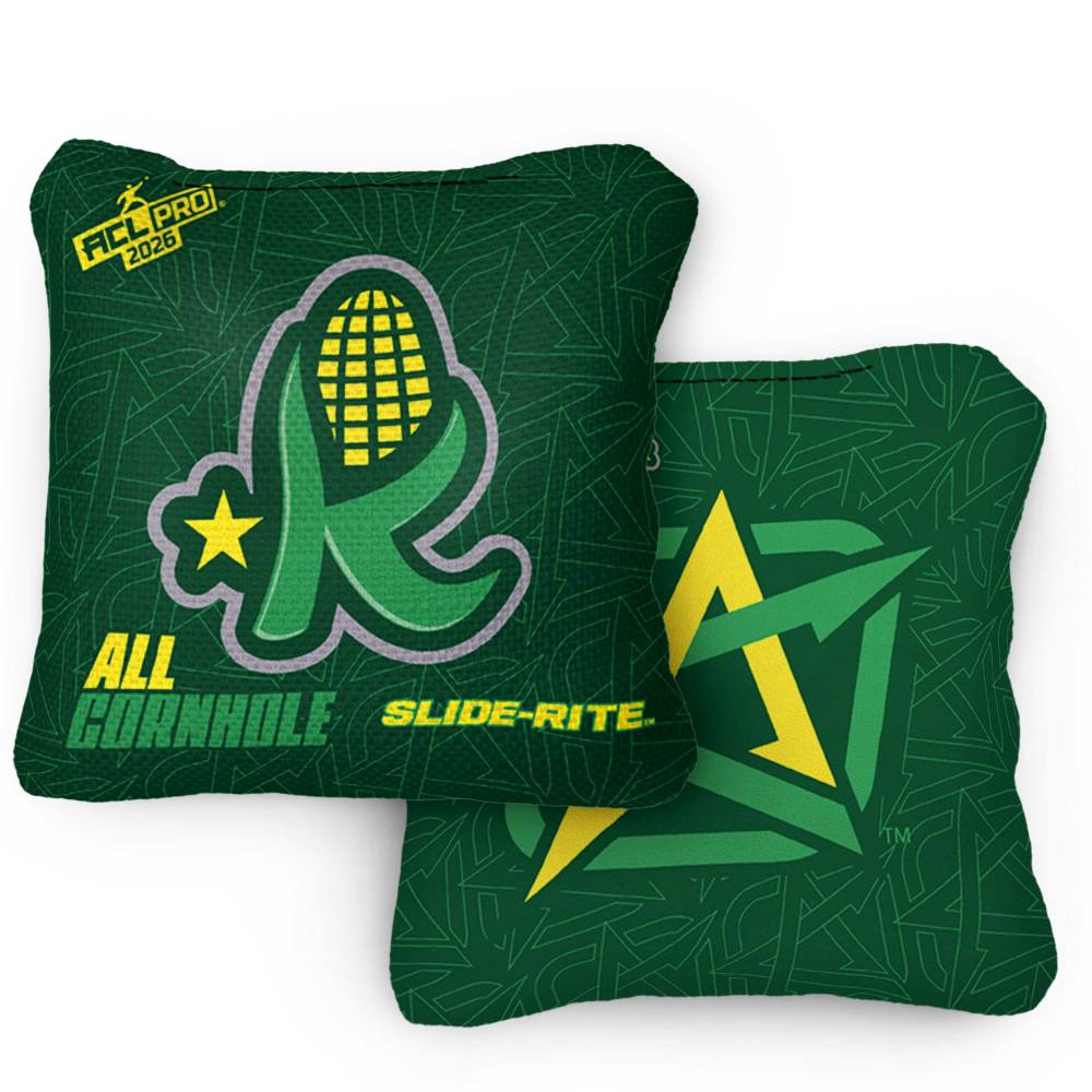 2026 Slide-Rite Kentucky Kernels ACL Pro Stamped Cornhole Bags – Set of 4 Bags