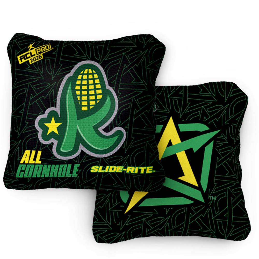 2026 Slide-Rite Kentucky Kernels ACL Pro Stamped Cornhole Bags – Set of 4 Bags
