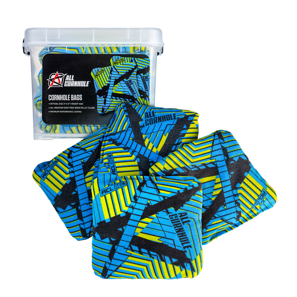 AllCornhole ACL REC Rounded Cornhole Bags - Set of 4 Bags