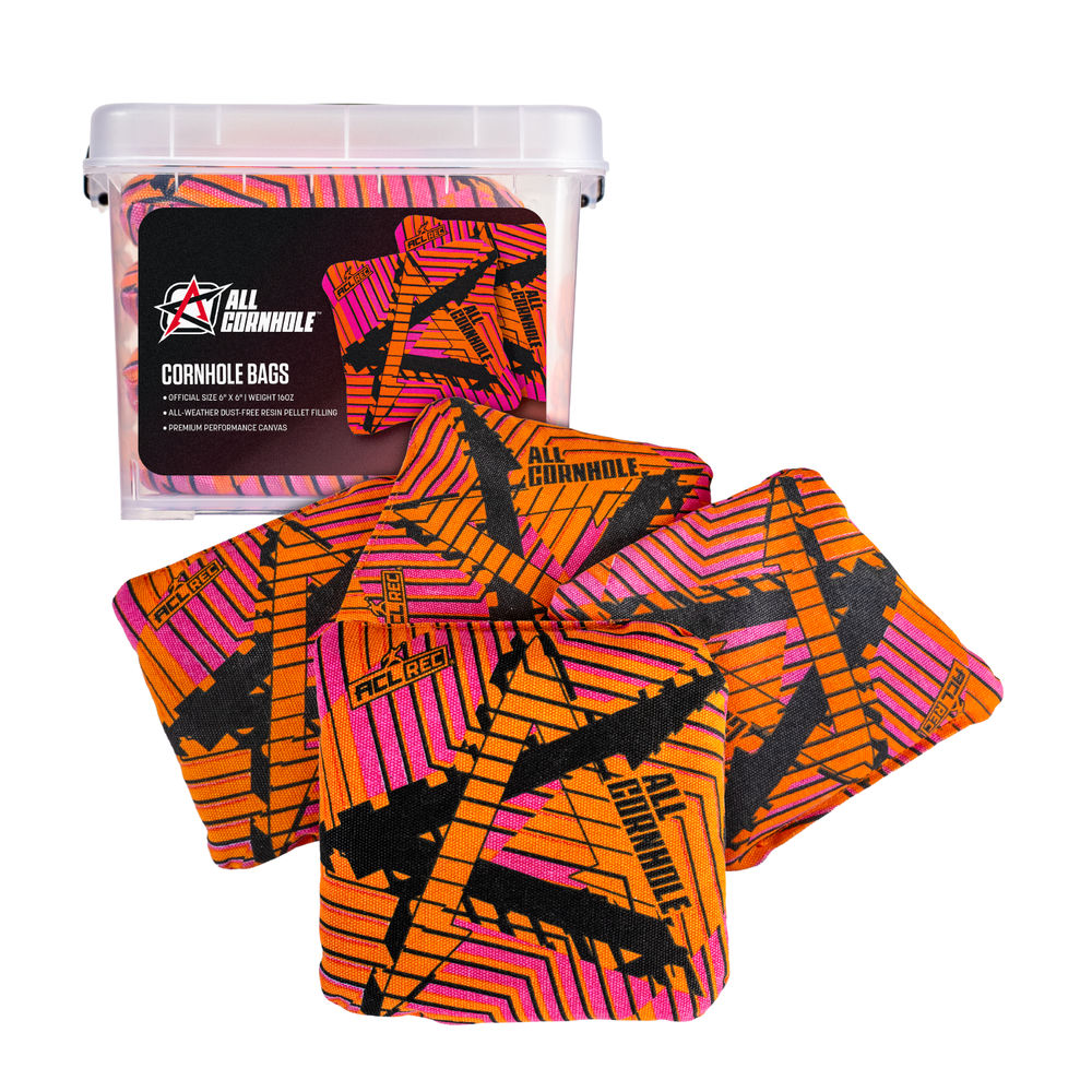 AllCornhole ACL REC Rounded Cornhole Bags - Set of 4 Bags