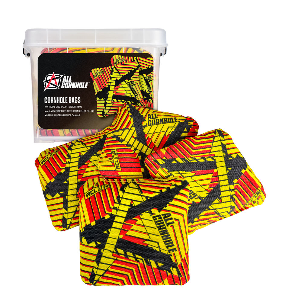 AllCornhole ACL REC Rounded Cornhole Bags - Set of 4 Bags