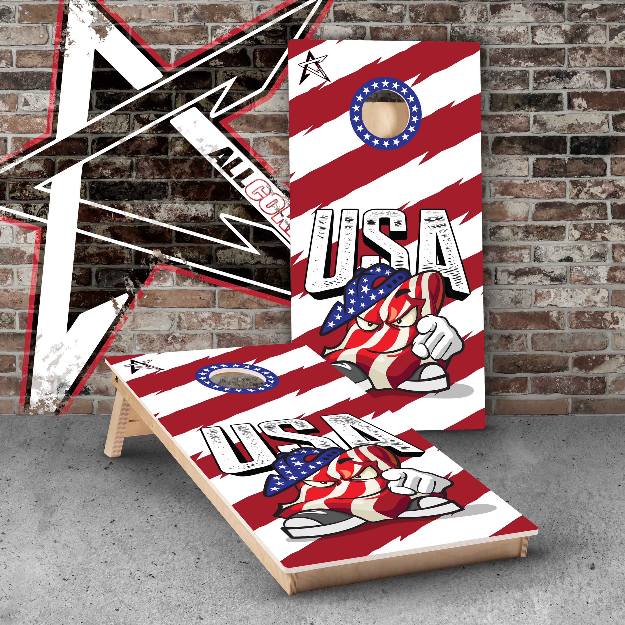 AllCornhole "USA Thuggy" Cornhole Boards- Comp Model