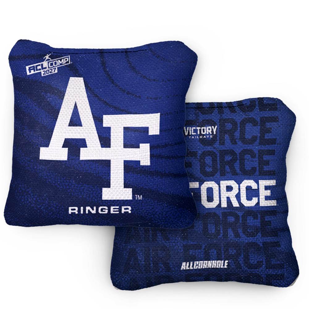 2027 Air Force Falcons RINGER Blue ACL Comp Cornhole Bags – Set of 4 Bags