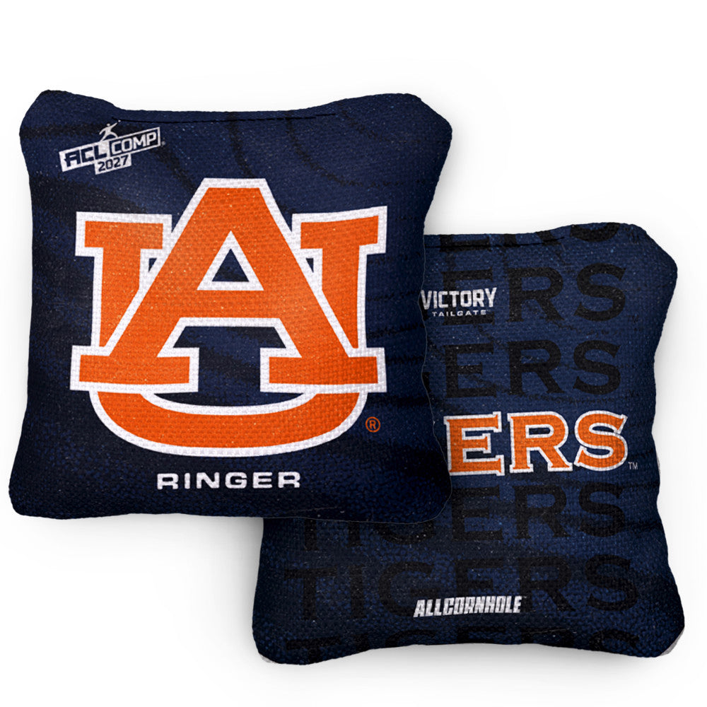 2027 Auburn Tigers RINGER Blue ACL Comp Cornhole Bags – Set of 4 Bags