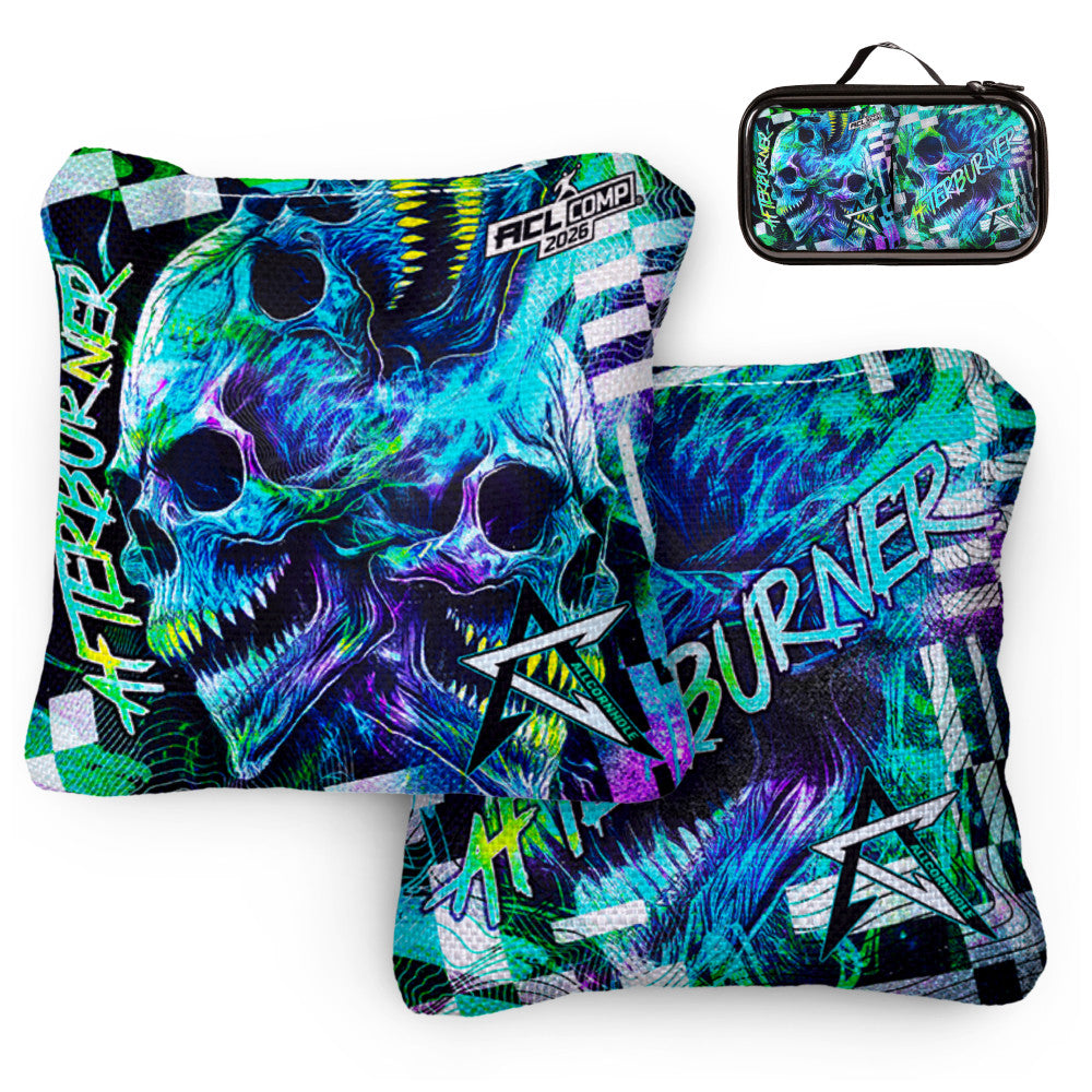 ACL Comp Teal Afterburner Cornhole Bags