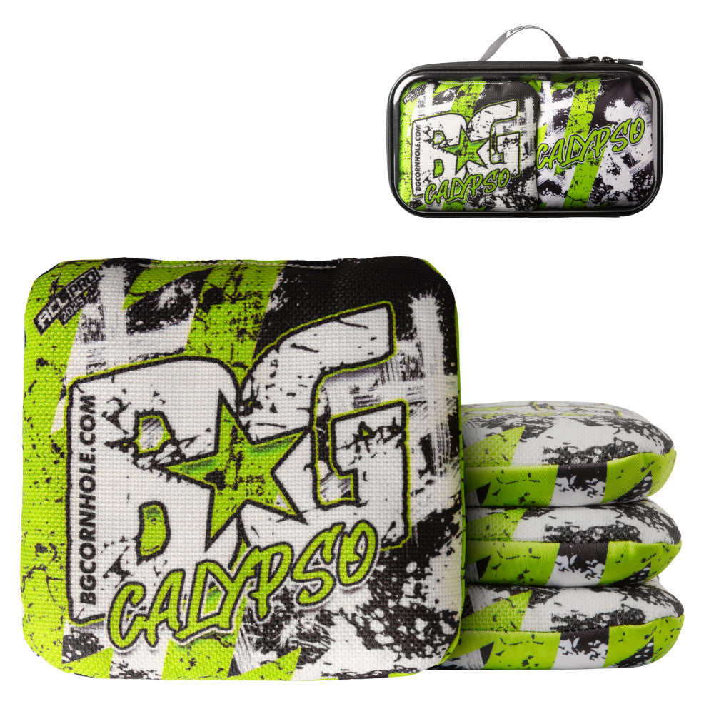 ACL Pro Calypso Lighting Strike Lime Cornhole Bags