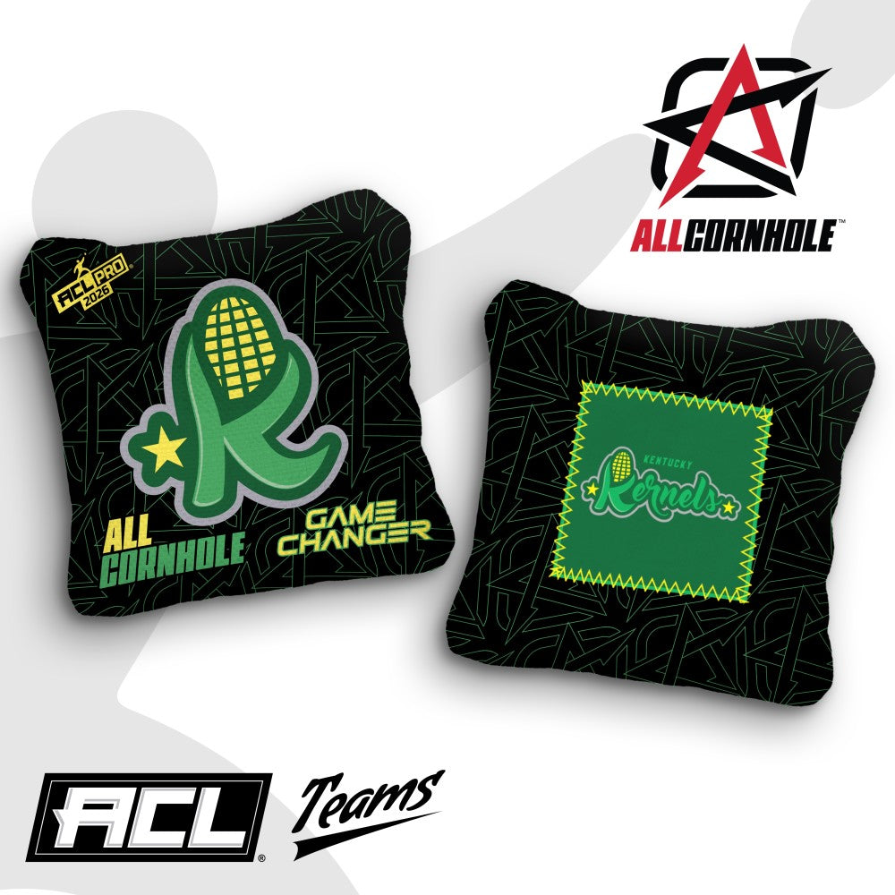 2026 GameChanger Kentucky Kernels ACL Pro Stamped Cornhole Bags – Set of 4 Bags