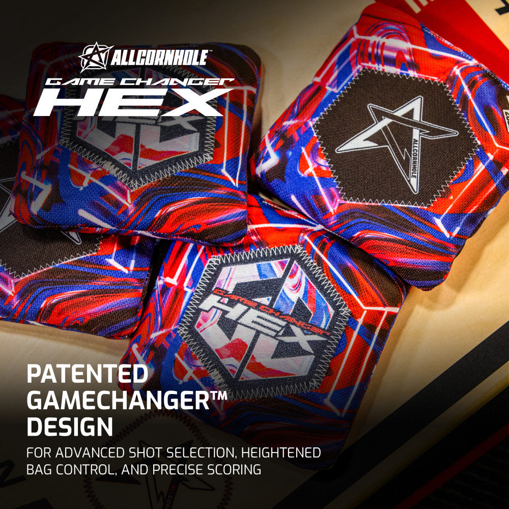 ACL Pro Gamechanger Hex Patriotic Cornhole Bags