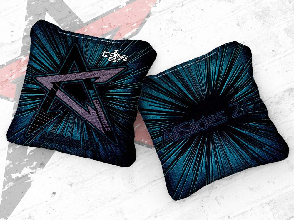 2026 All Slides 2.0 Shine ACL Pro Stamped Cornhole Bags – Set of 4 Bags