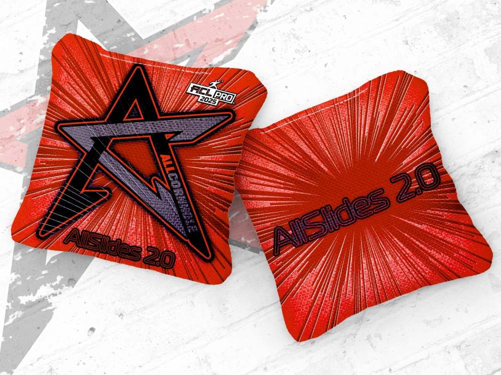 2026 All Slides 2.0 Shine ACL Pro Stamped Cornhole Bags – Set of 4 Bags