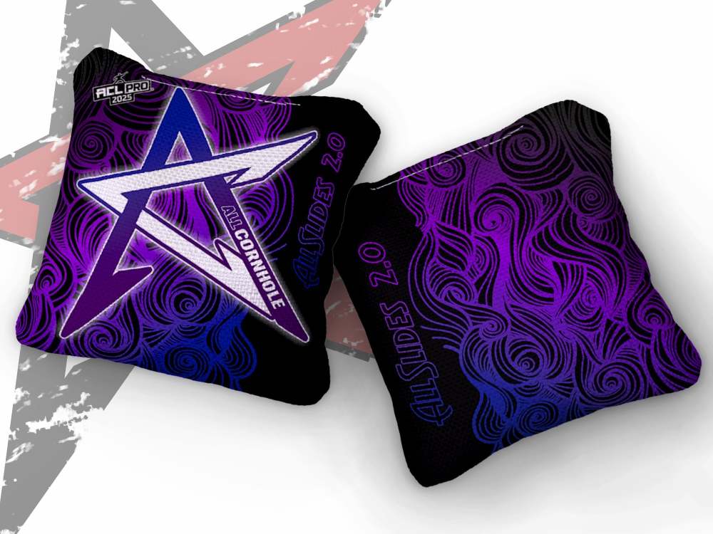 2026 All Slides 2.0 Waves ACL Pro Stamped Cornhole Bags – Set of 4 Bags