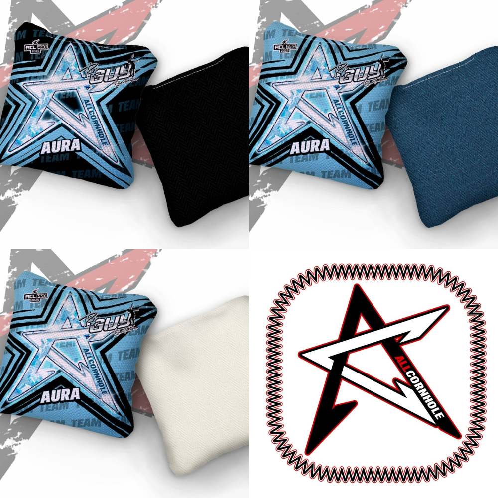 2026 Aura Ryan Traiteur Diamond ACL Pro Stamped Cornhole Bags – Set of 4 Bags